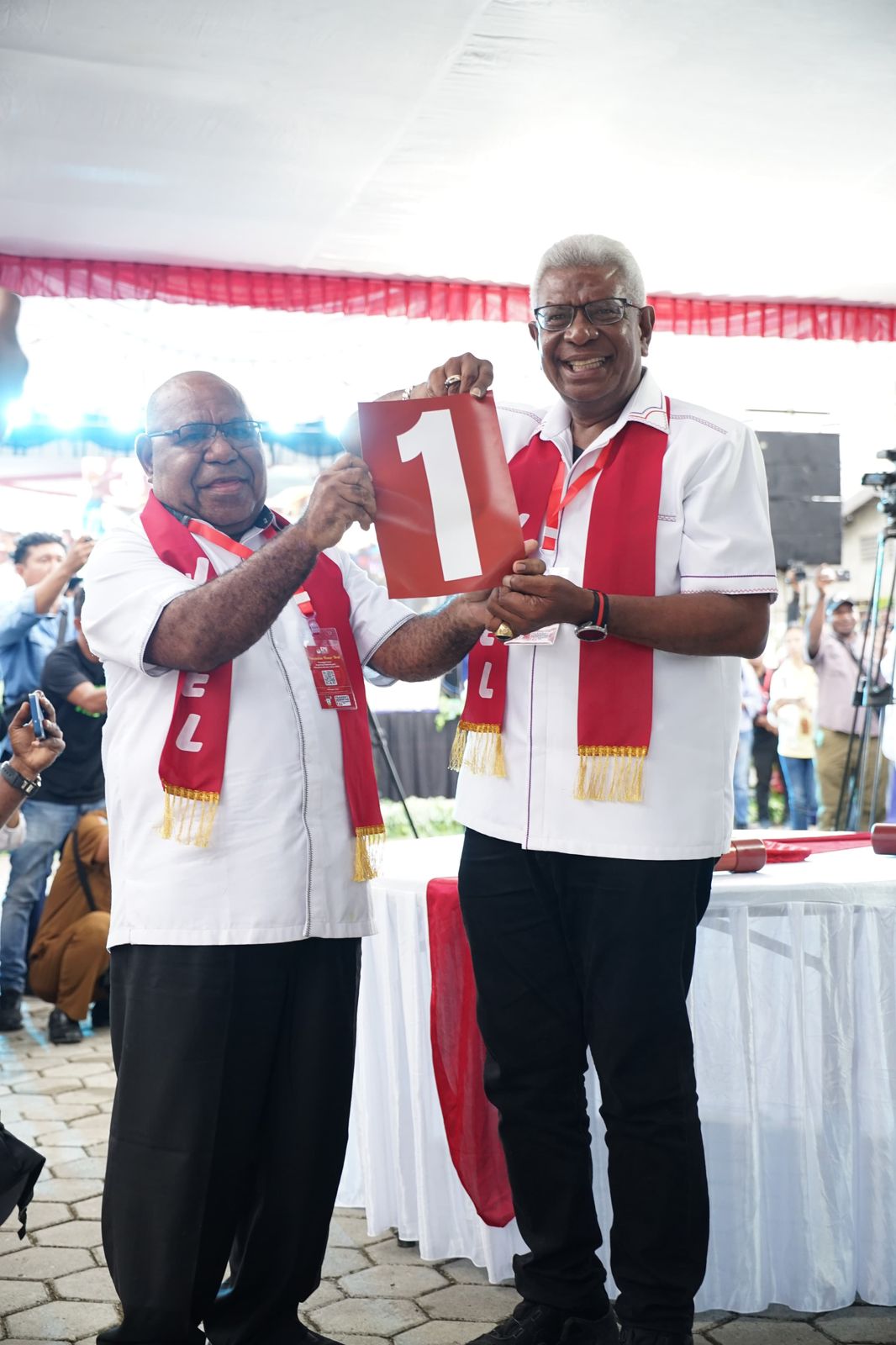 Pasangan JOEL Cabut Nomor Urut 1, Pendukung: Menang Satu Putaran