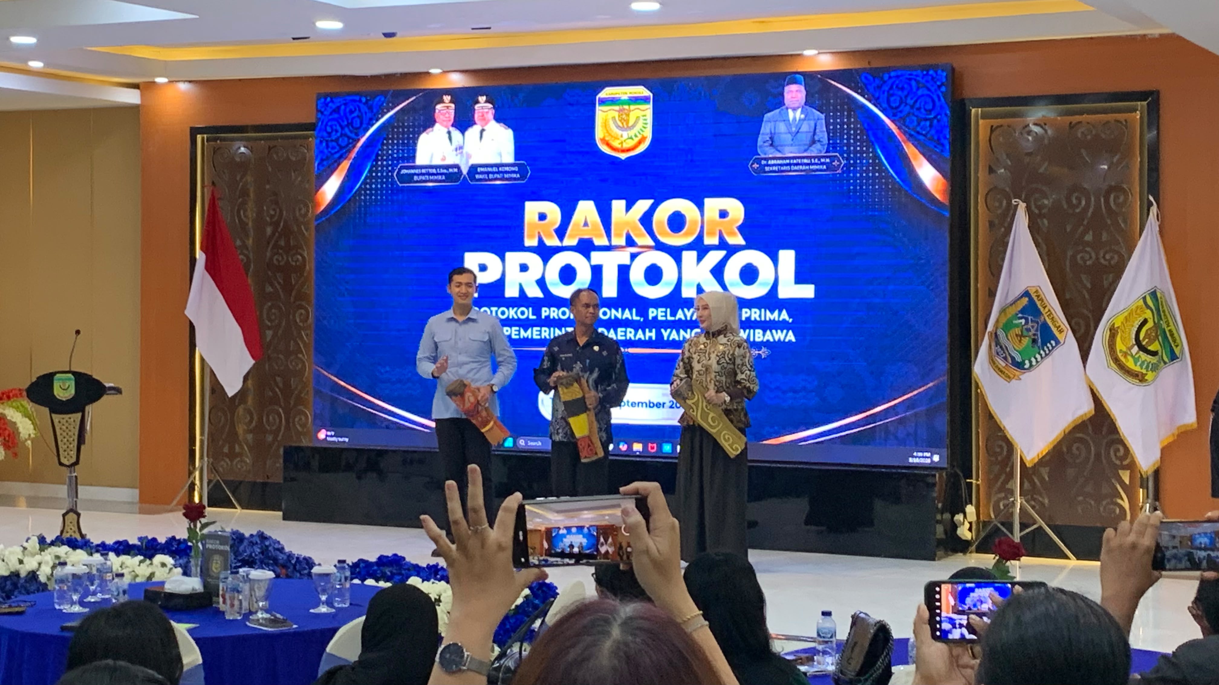 Rakor Prokopim Mimika Ditutup, Pemkab Dorong Tata Kelola Acara Lebih Profesional