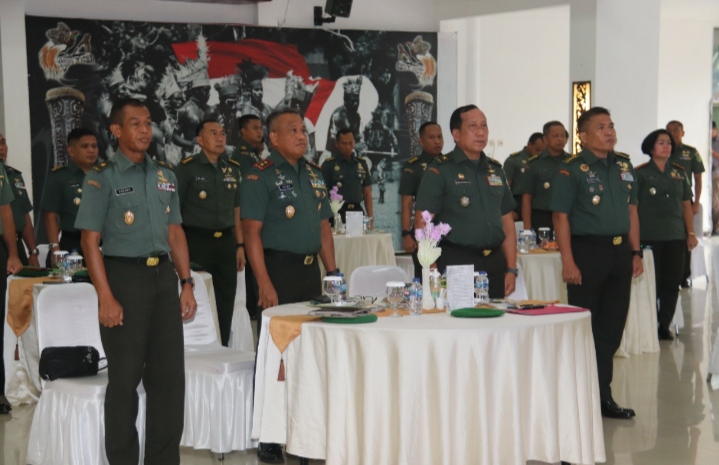  Pangdam Xvii/cenderawasih Pimpin Rapat Evaluasi Program Kerja Dan Anggaran Semester Ii Ta 2022