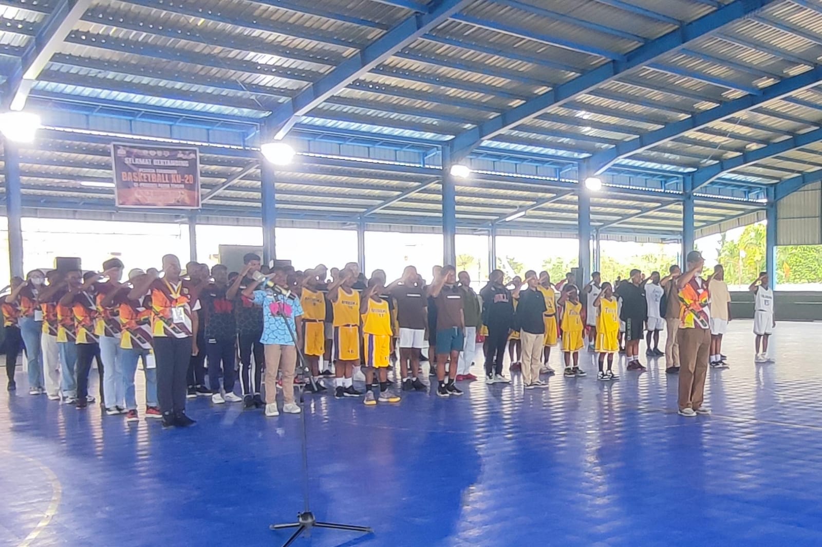 Jaring Atlet Basket, Pemkab Mimika Gelar Turnamen Basket se-Provinsi Papua