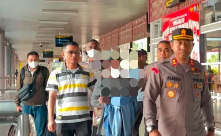 Kasus Pembunuhan Kilometer 10, Pelaku Yang Diamankan di Makassar Tiba di Timika