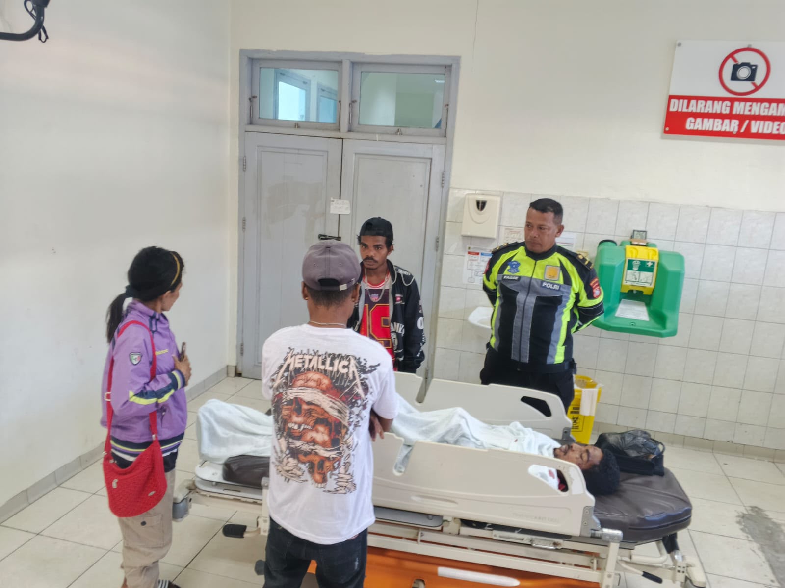 Laka Tunggal di Jalan Yos Soedarso Timika, Seorang Pengendara Tewas