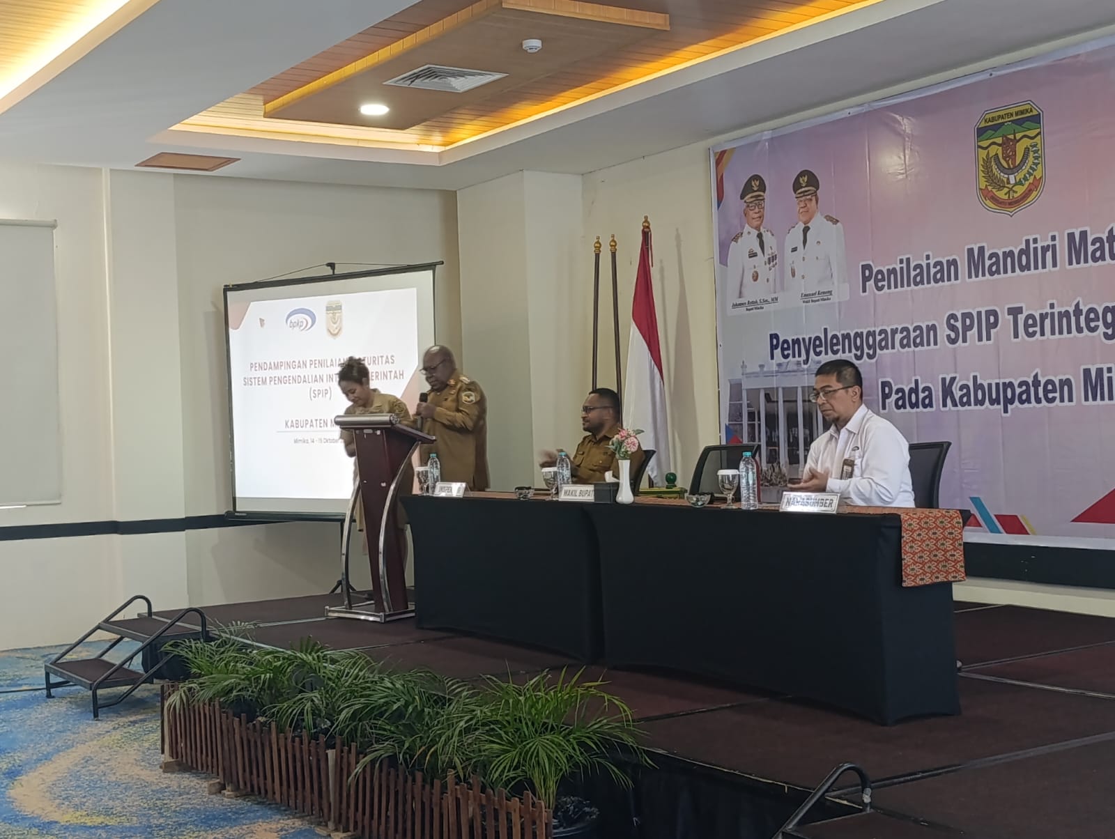 Pemerintah Kabupaten Mimika Gelar Penilaian Mandiri Maturitas SPIP Terintegrasi 2025 Mimika