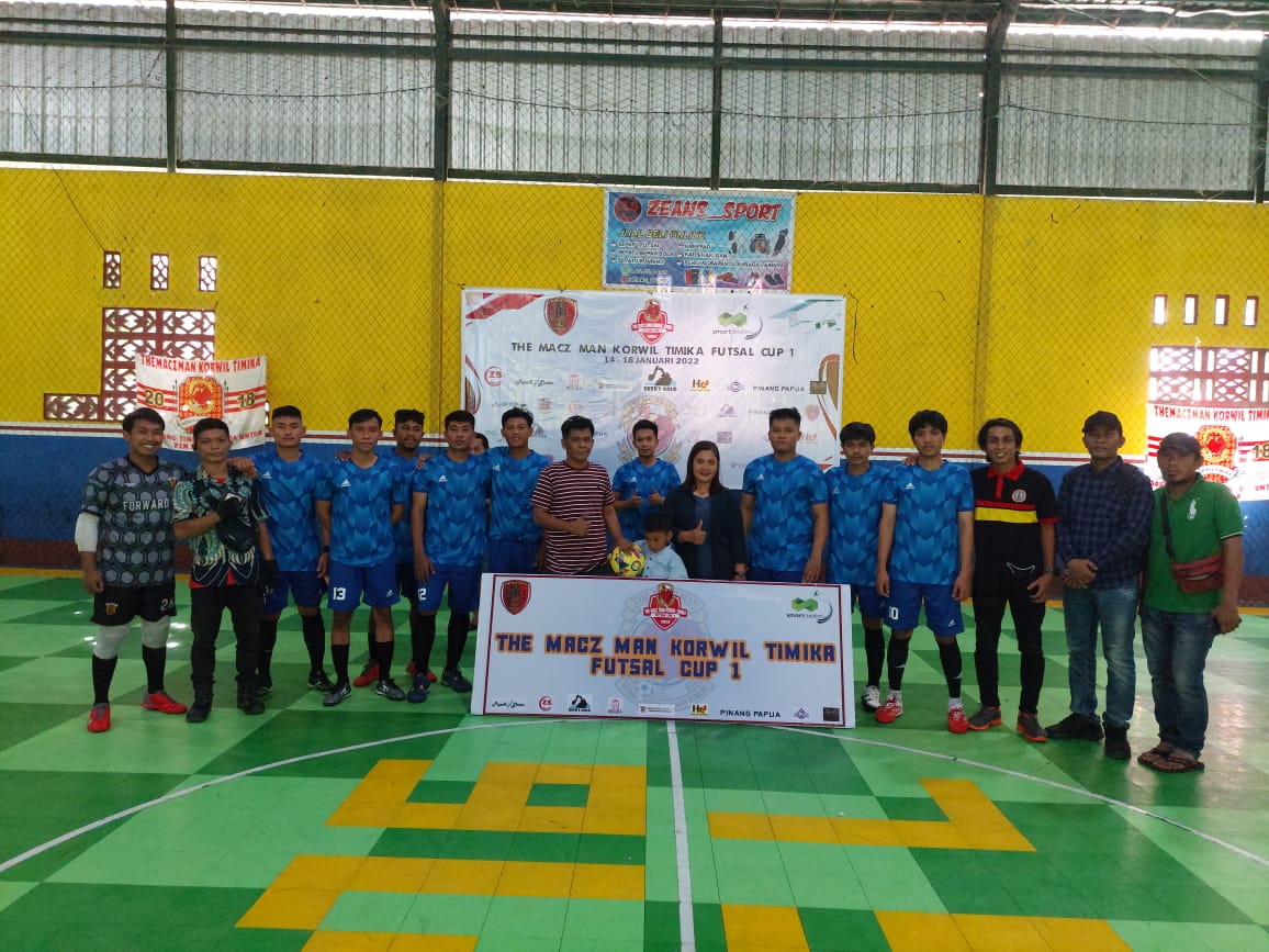  Pptm Bantai Luwu Timur 4:2 Di Turnamen Futsal Yang Digelar The Maczman Korwil Timika