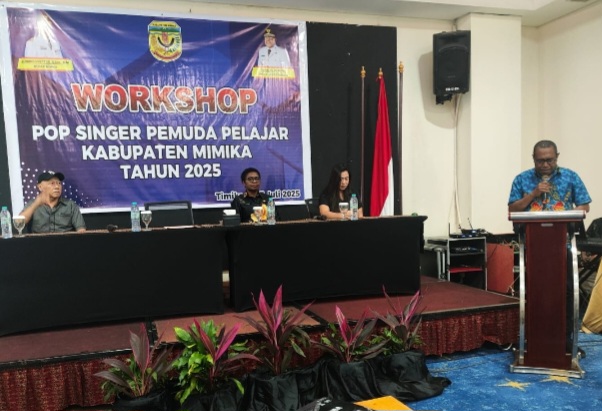 Disparbudpora Mimika Gelar Workshop Pop Singer Kembangkan Bakat Generasi Muda