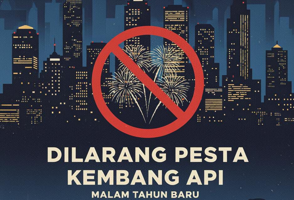 Tahun Ini Tak Ada Pesta Kembang Api, Wujud Belasungkawa Untuk Sumatera