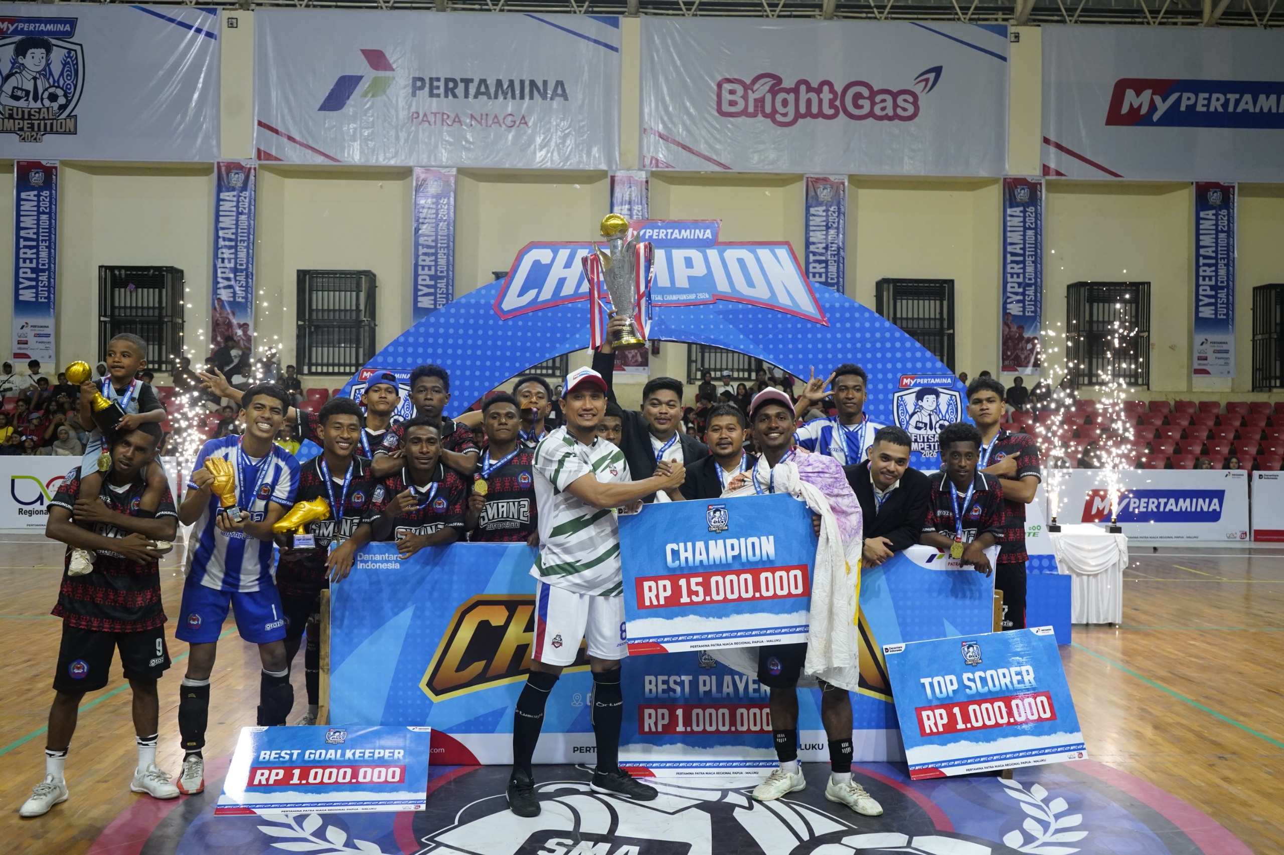 Kompetisi Futsal MyPertamina 2026 Sukses Digelar, Pertamina Dorong Lahirnya Talenta Muda Berprestasi di Jayapura