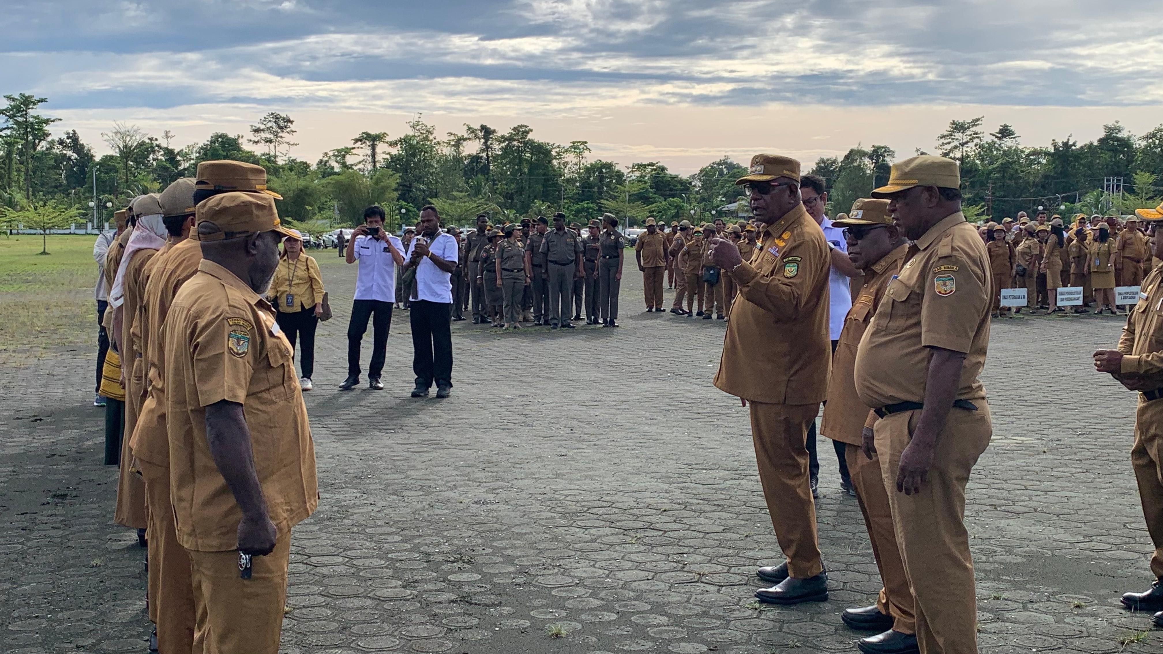 Apel Perdana di 2026, ASN Pemkab Mimika Diingatkan Hal ini