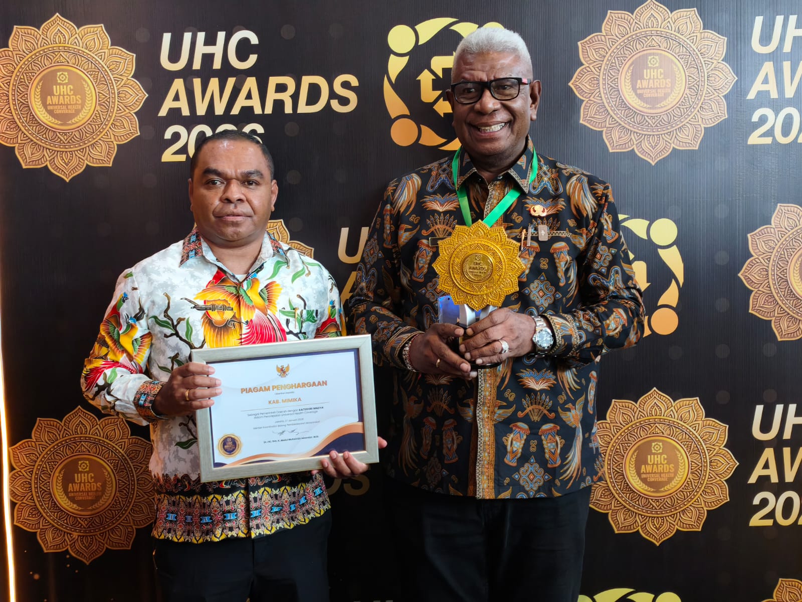 Pemkab Mimika, Tiga Kali Raih Universal Health Coverage Award