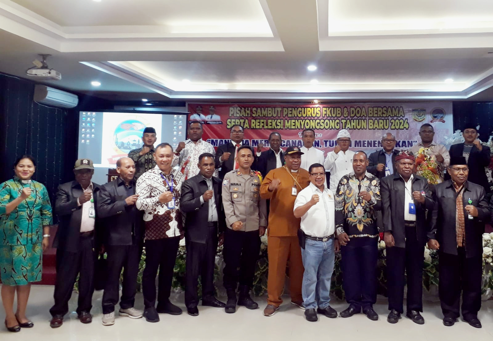 Fkub Mimika Gelar Doa Bersama Masuk Tahun 2024