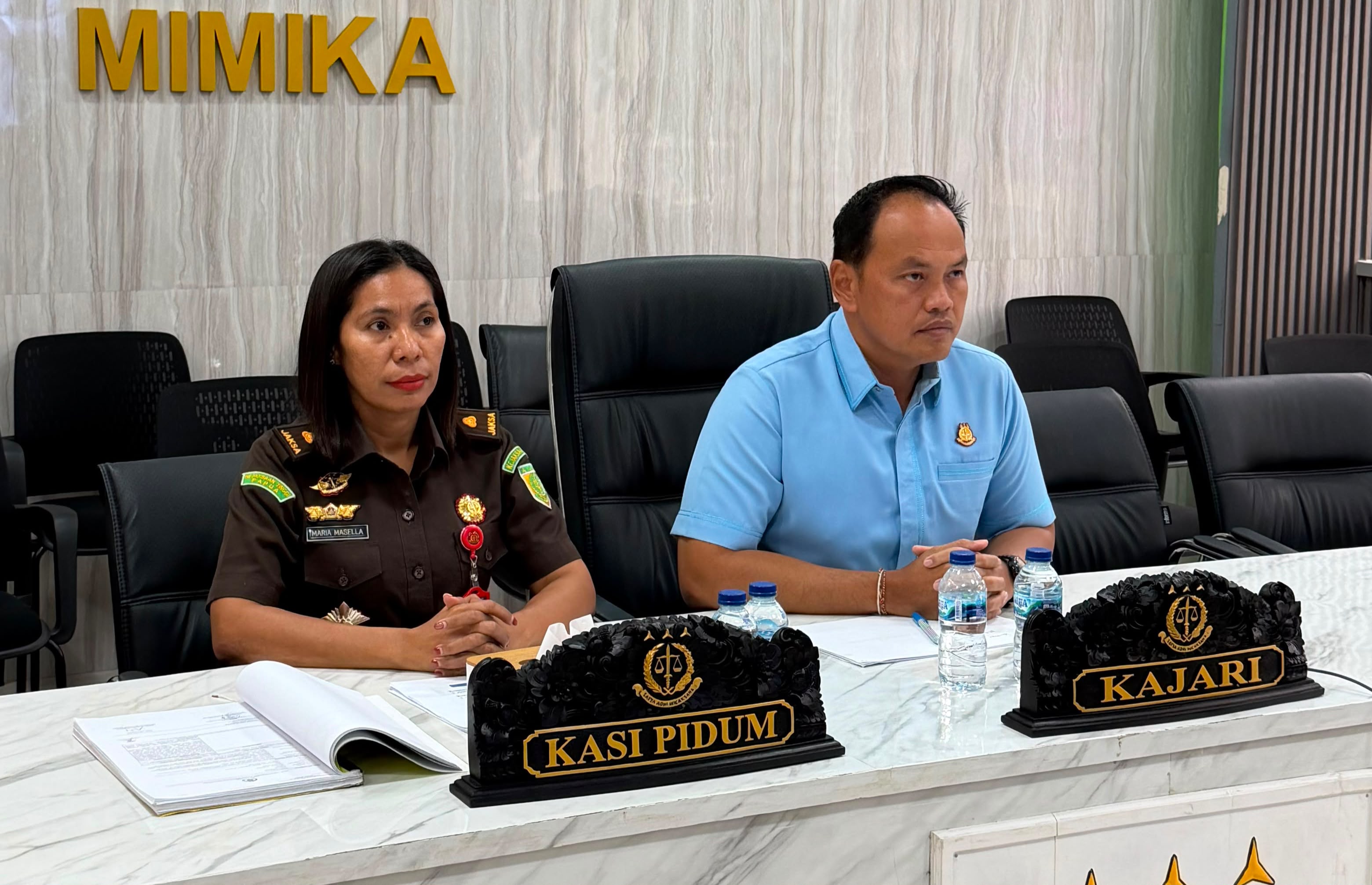 Kasus Penggelapan ARS Disetujui Melalui Keadilan Restoratif di Kejari Mimika