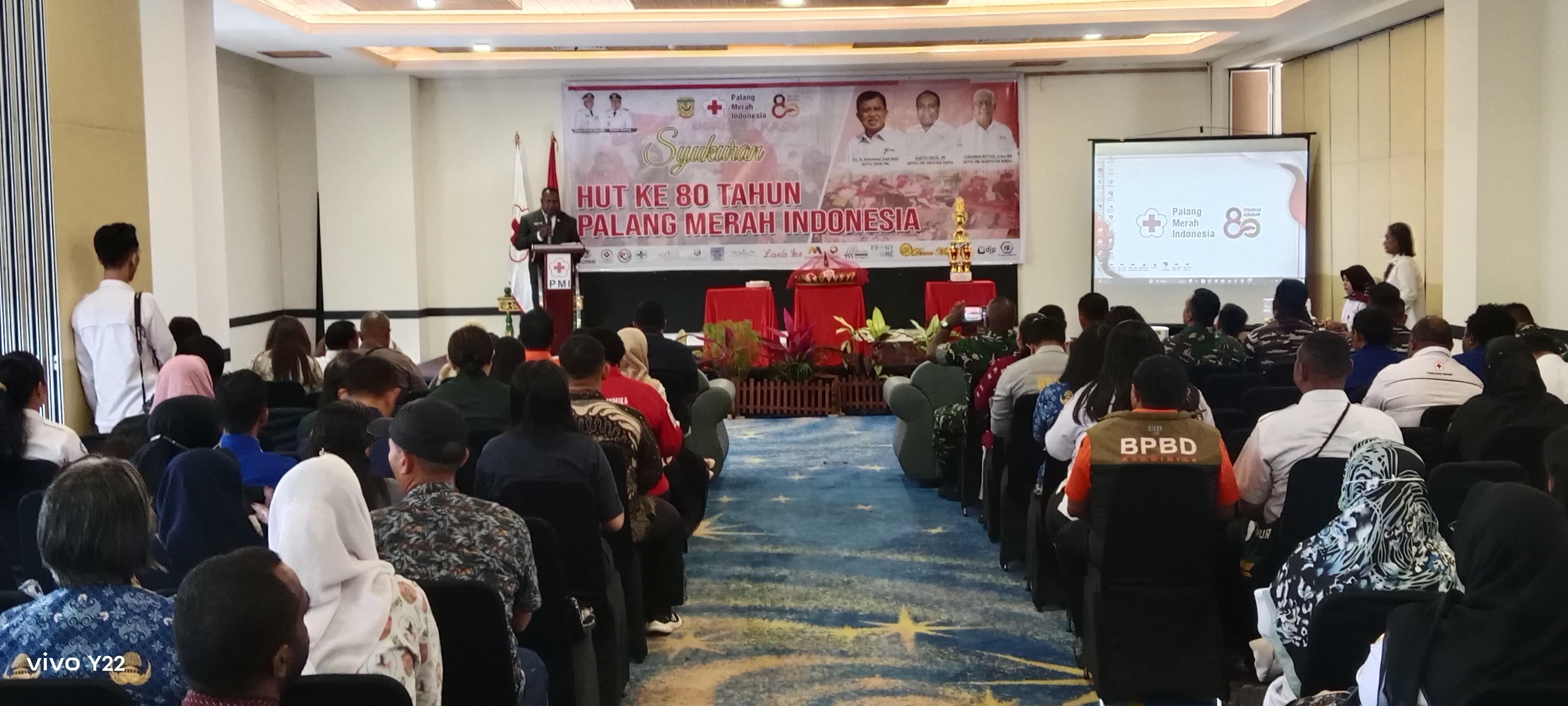 Peringati HUT PMI ke-80, Septinus Harap PMI Mimika Punya Unit Tranfusi Darah