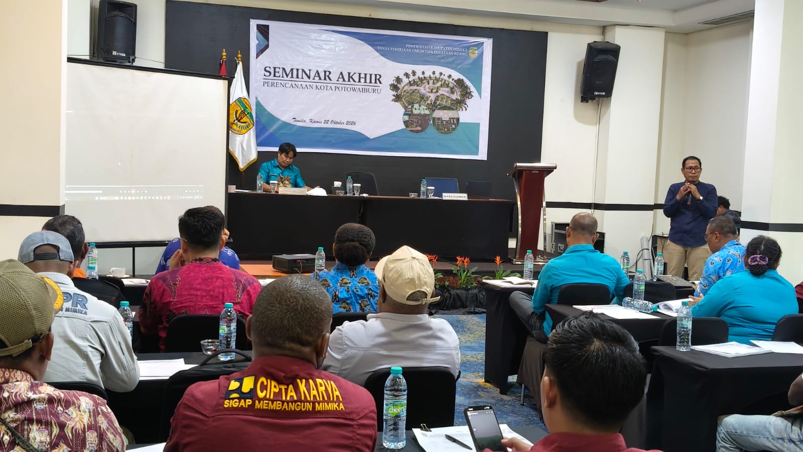 Dinas PUPR Mimika Rampungkan Dokumen Masterplan Perkotaan Potowaiburu