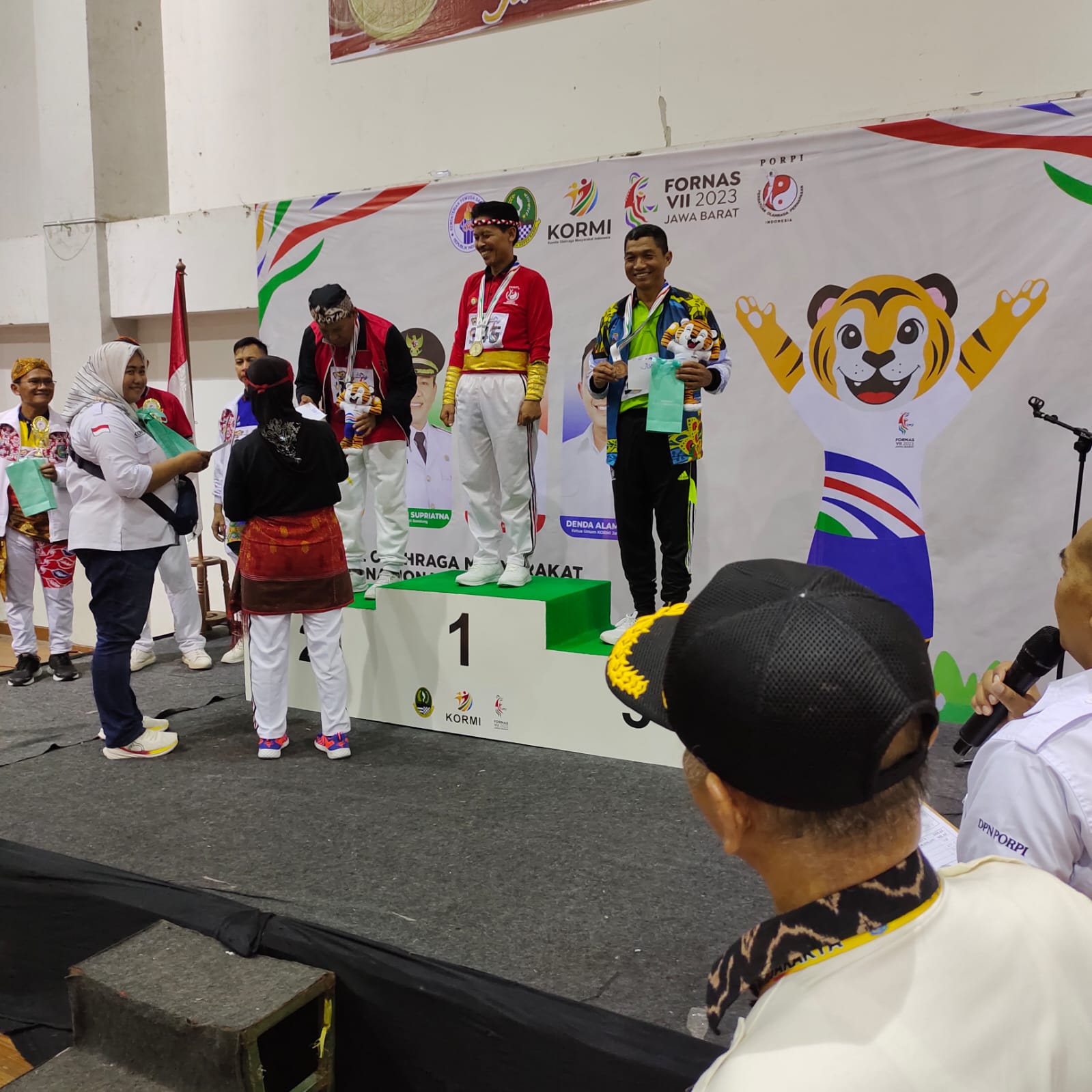Fornas Vii Jawa Barat 2023: Abdul Rachman. Pegiat Porpi Papua Tengah Raih Perunggu