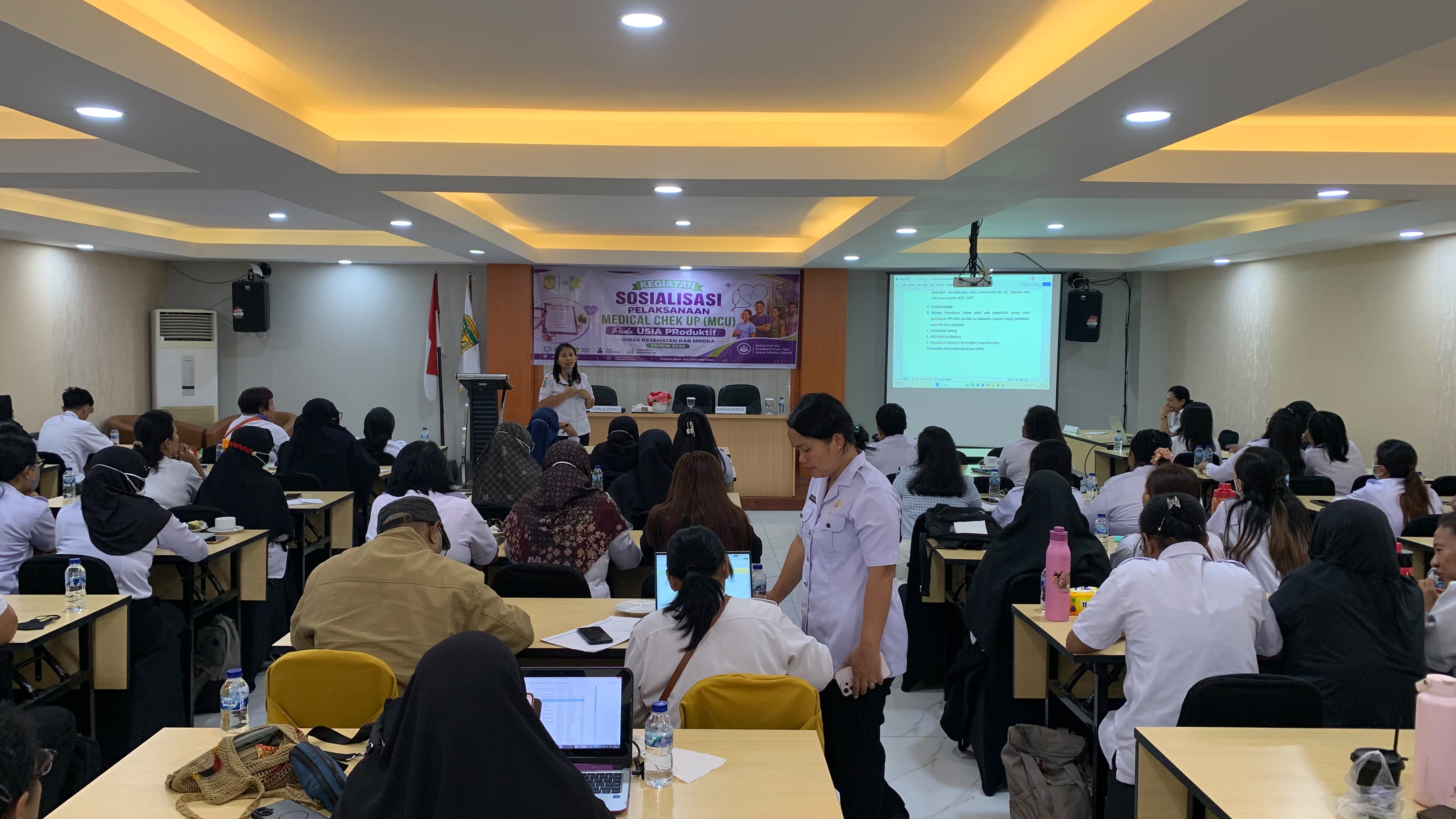 Dinkes Mimika Gencarkan Sosialisasi Medical Check Up untuk Usia Produktif