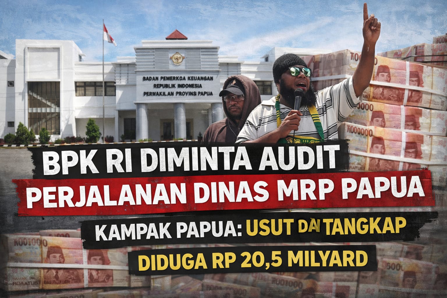Perjalanan Dinas MRP Papua Rp 20,5 Milyard  Kampak Papua" BPK Harus  Audit  dan Tangkap