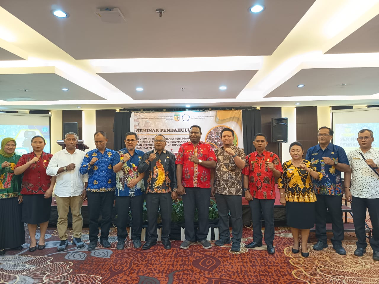 DPKPP Mimika Gelar Seminar Pendahuluan RP2KPKPK untuk Tangani Permukiman Kumuh