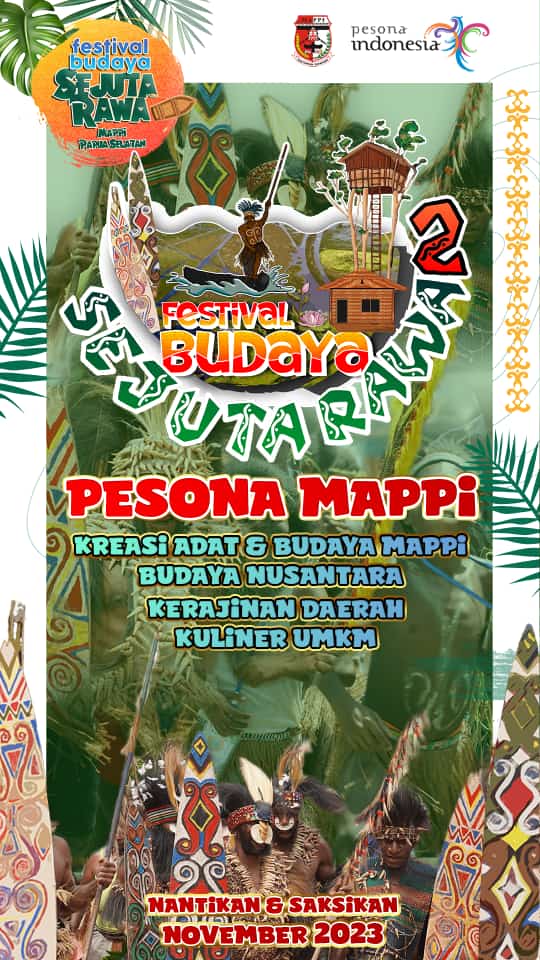 Festival Budaya Sejuta Rawa Ii Mappi Di Gelar November 2023, Tegas Pj. Bupati Mappi