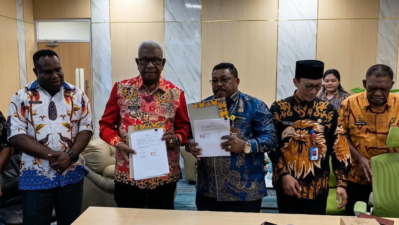 Optimalkan PAD, Pemkab Mimika dan BPN Integrasikan Data Pertanahan serta Perpajakan