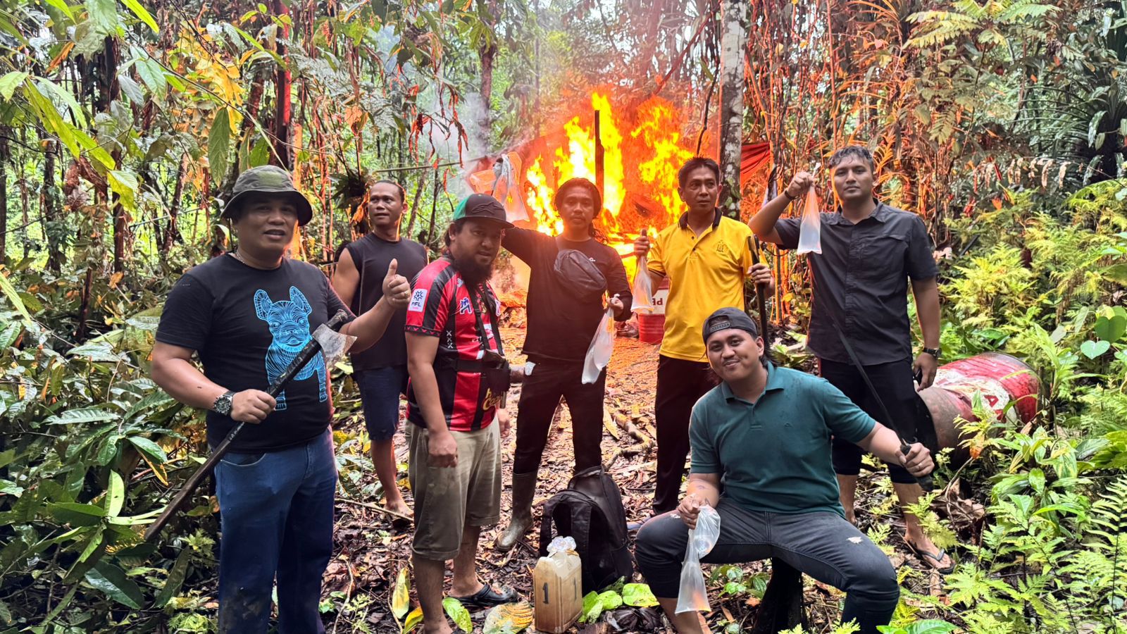 Sat Resnarkoba Polres Mimika Bongkar Pabrik Miras  di SP 5