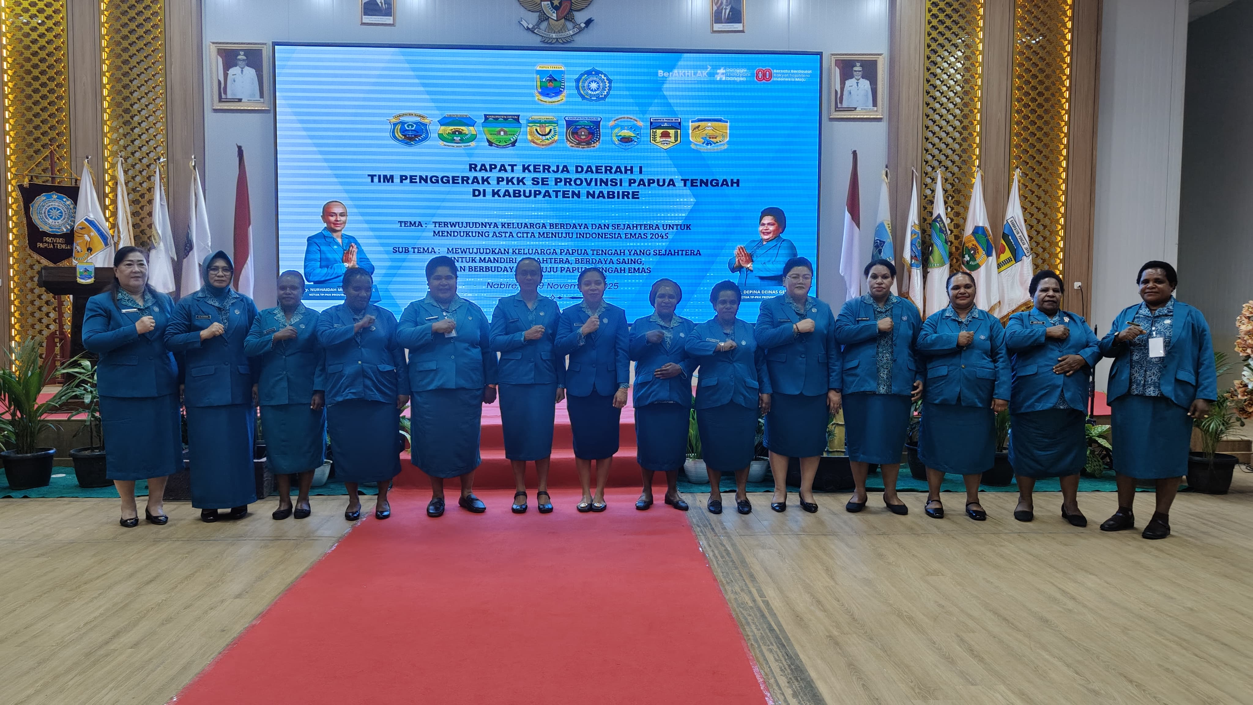 TP-PKK Se-Papua Tengah, Mantapkan 10 Program Kolaborasi Dengan Pemerintah