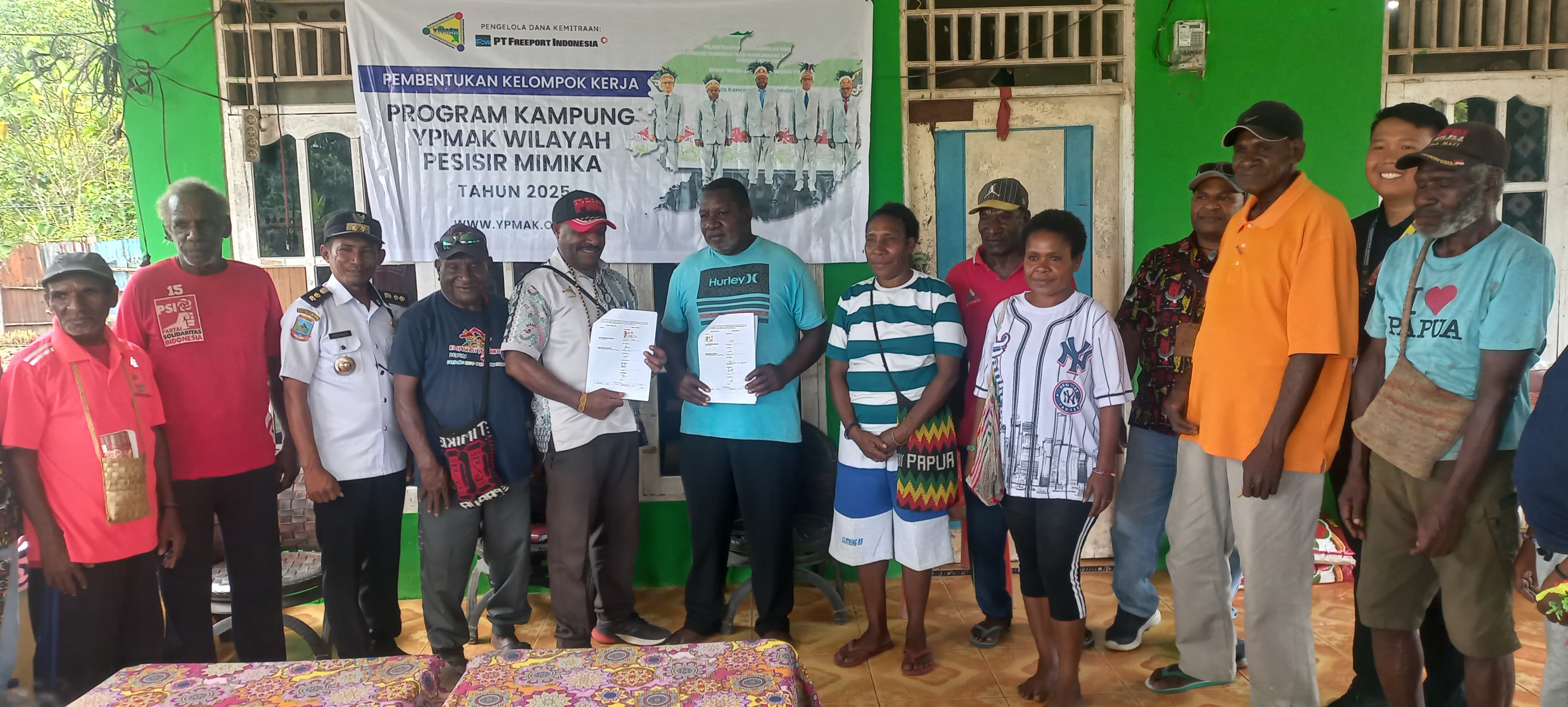 YPMAK Luncurkan Kelompok Kerja Baru di Kamoro Jaya untuk Pengembangan Ekonomi Kampung