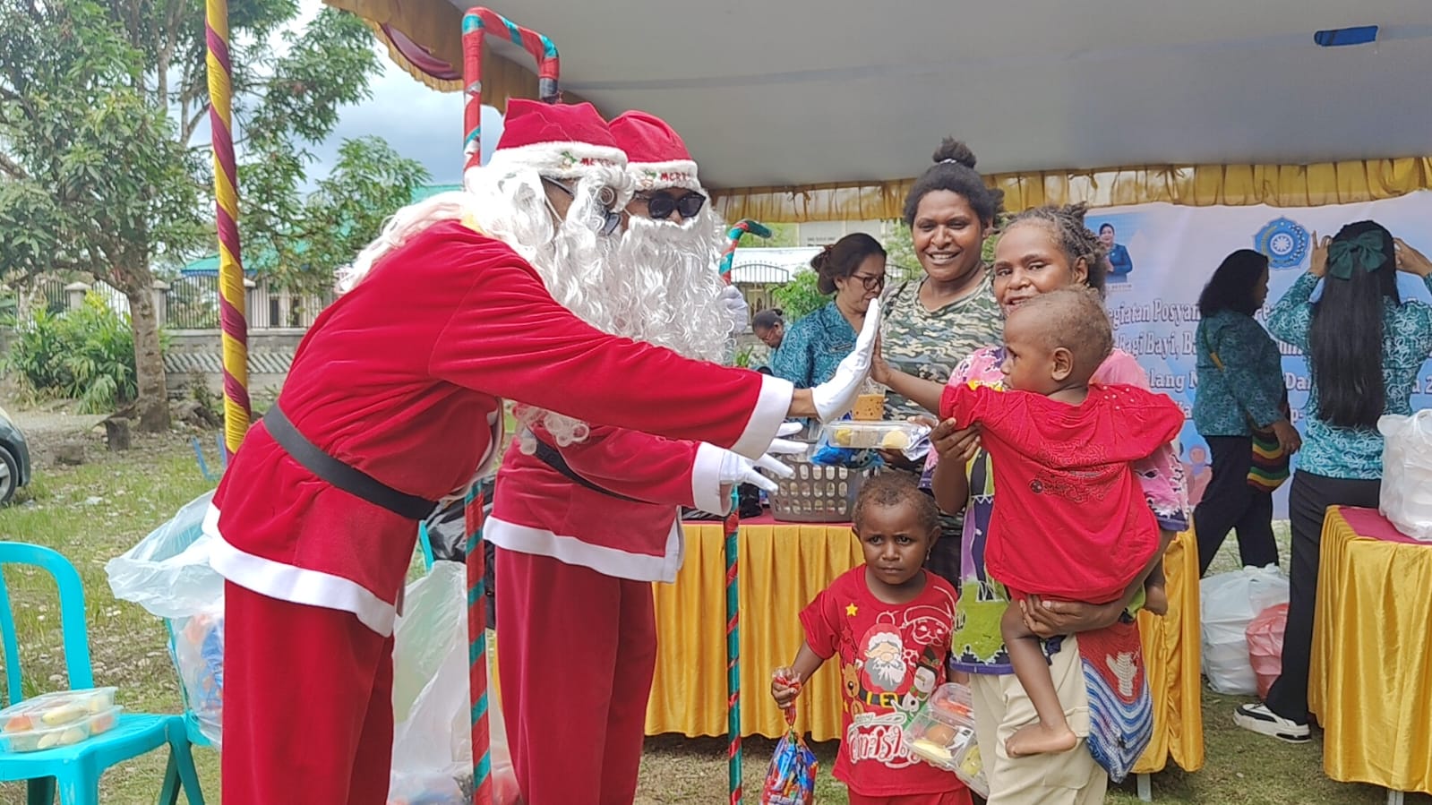 Semangat Natal dan Kesehatan, TP-PKK dan Posyandu Kasana Hadirkan Layanan Penuh Kasih