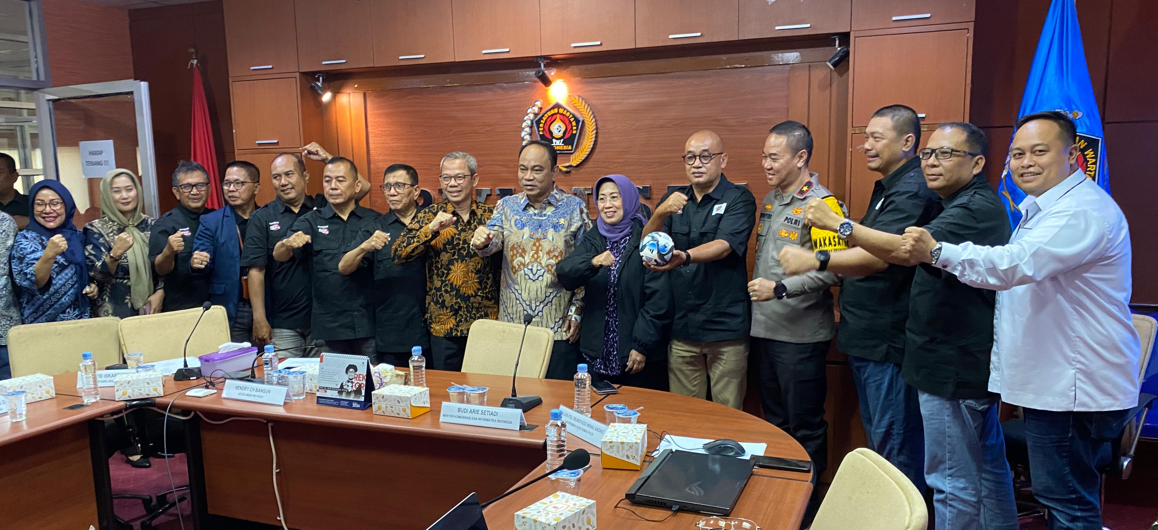 PWI Bentuk Tim Satgas Anti Hoax, Menkominfo Beri Apriesiasi