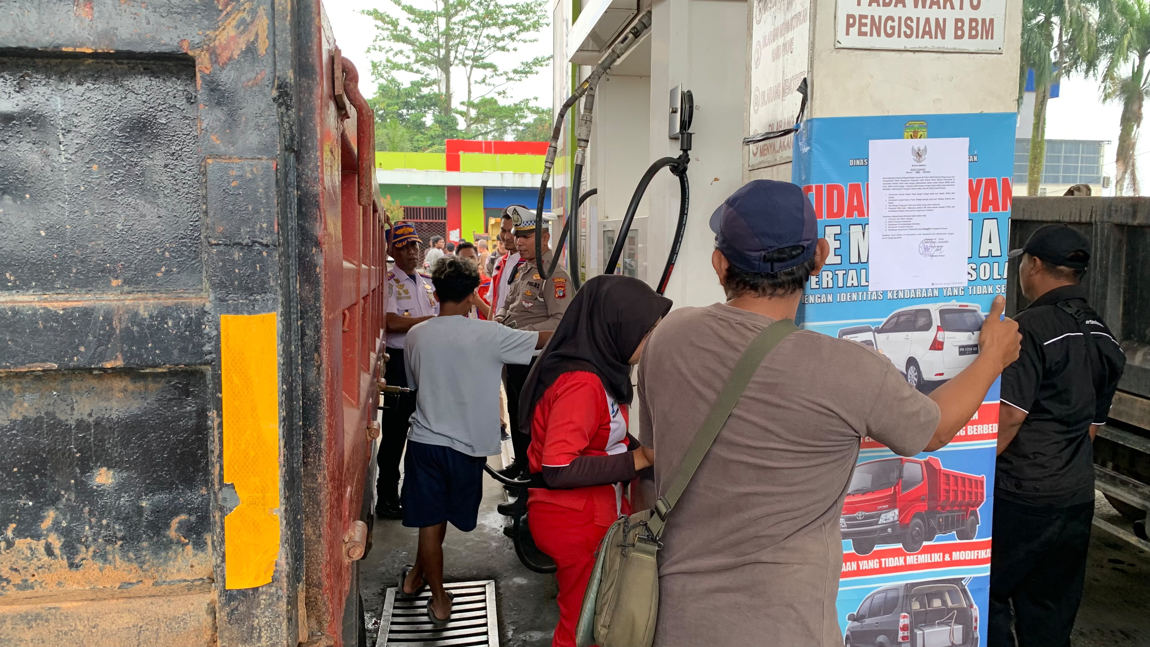 Pemkab Mimika Resmi Berlakukan Skema Ganjil Genap Untuk Pengisian Biosolar