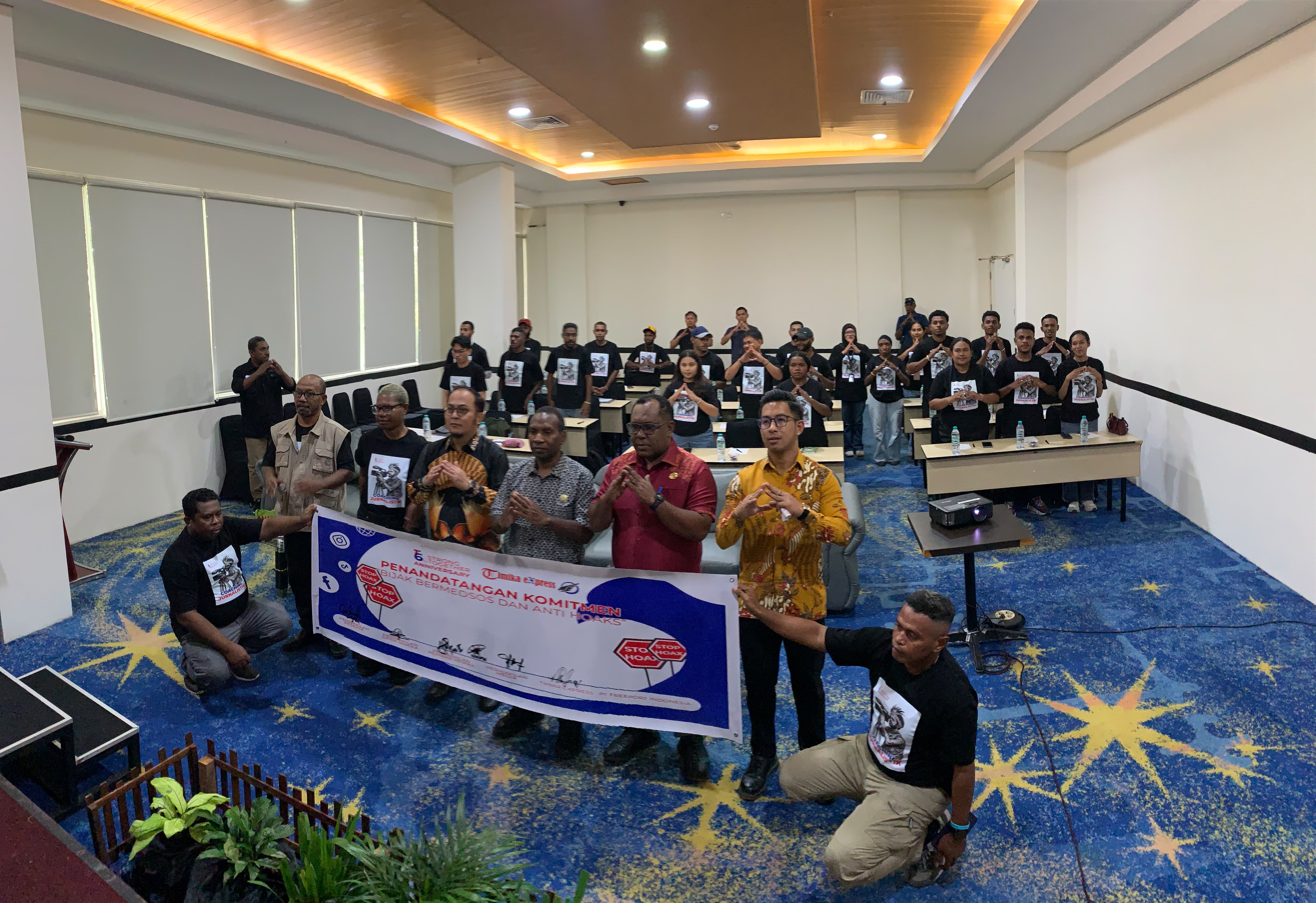 Puluhan Anak Muda di Mimika Ikut Coaching Jurnalistik
