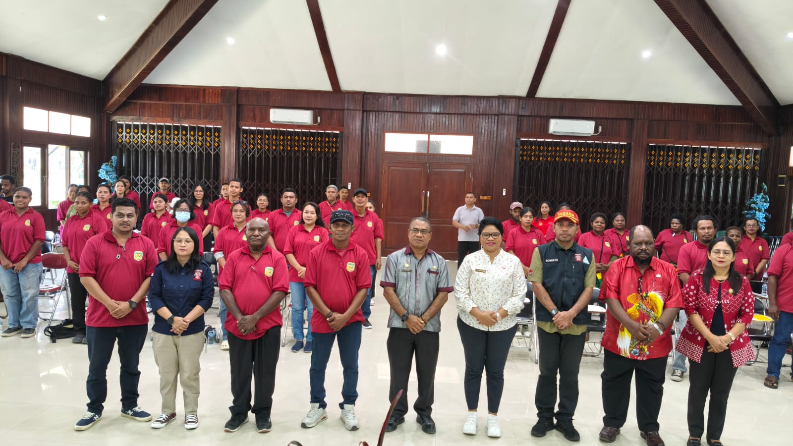 Dinsos Mimika Gelar Sosialisasi dan Pelaksanaan Kampung Siaga Bencana