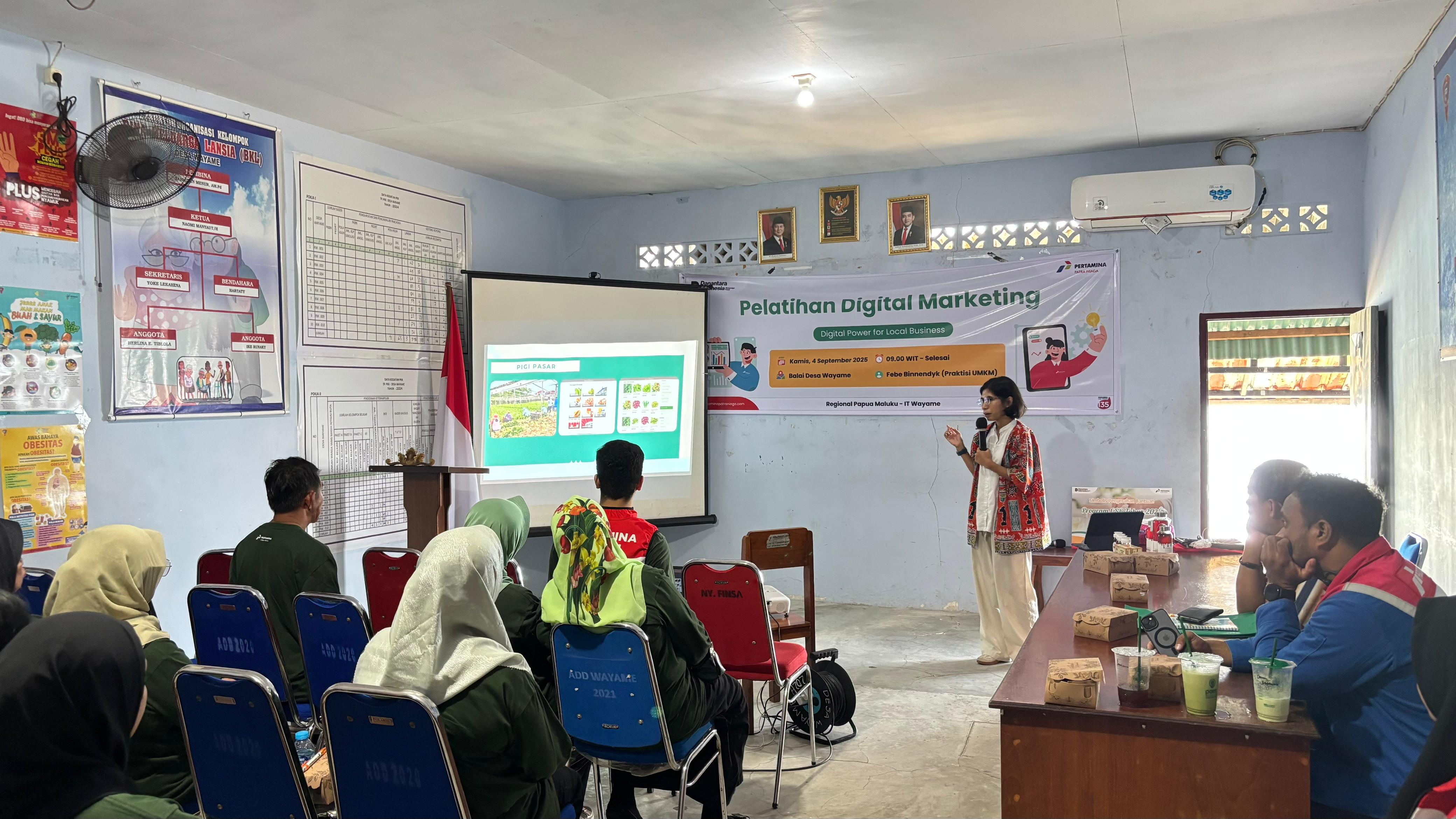 Pertamina Patra Niaga Regional Papua Maluku Dukung UMKM Melek Digital Marketing