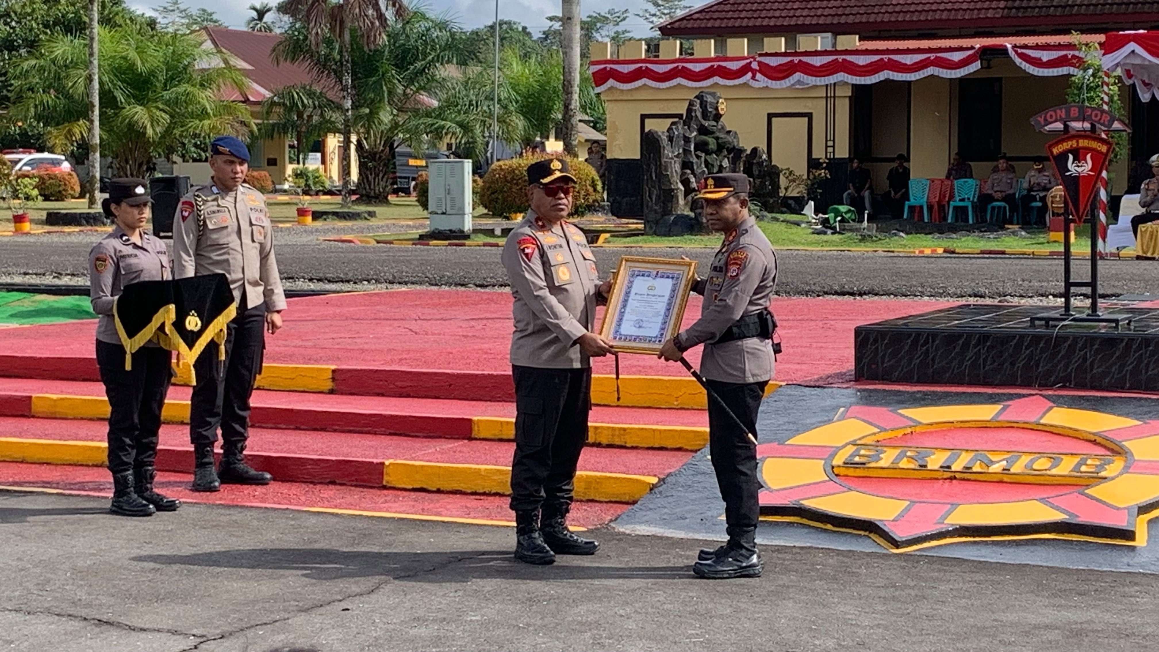 Raih Penghargaan Pelayanan Terbaik, Polres Mimika Diusulkan Naik Tipe Jadi Polresta