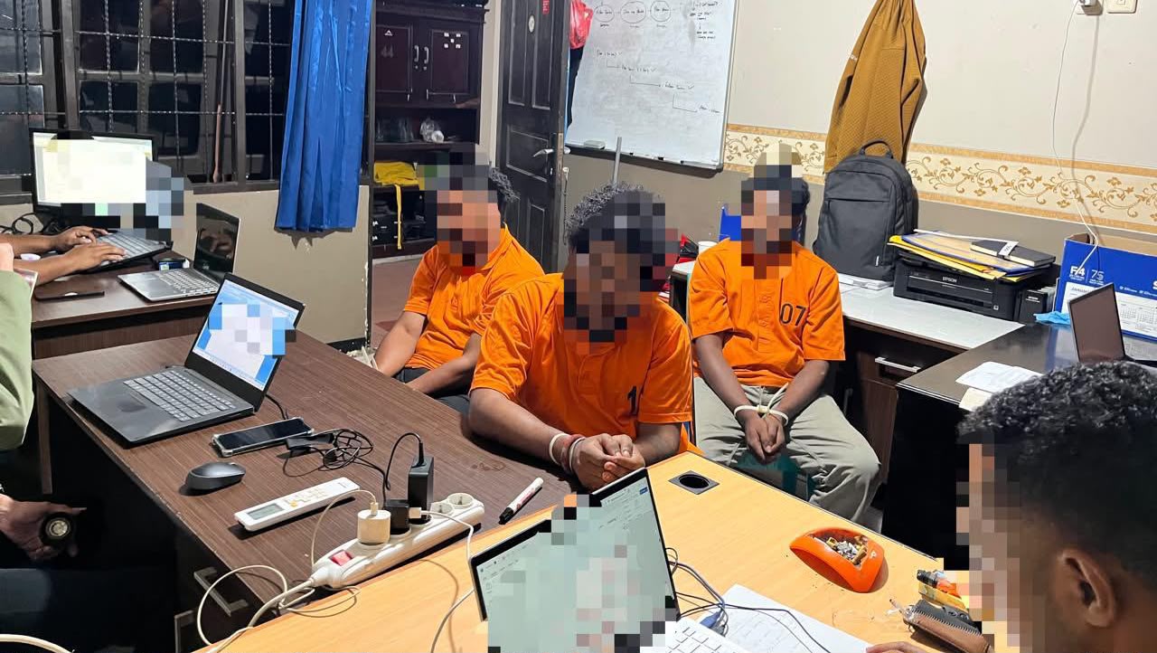 Satgas Damai Cartenz Cokok Tiga Tersangka Peredaran Amunisi Ilegal di Mimika