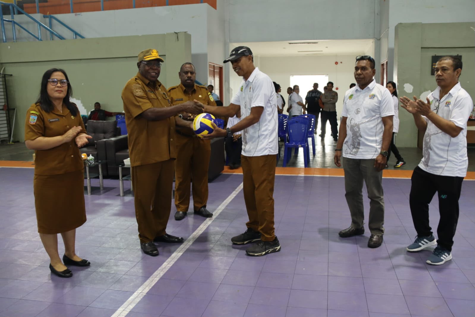 Dispora Buka Kejuaraan Bola Voli Pelajar, Jaring Bibit Atlet dari Mimika  ​