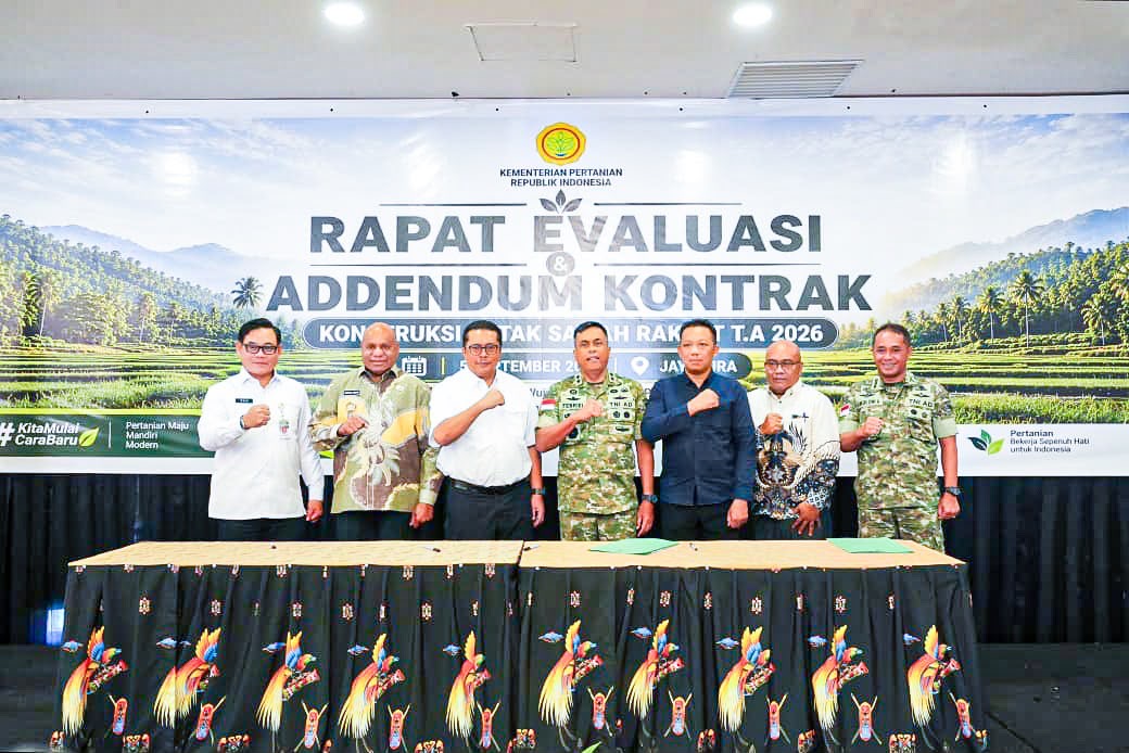 Akselerasi Cetak Sawah 61 Ribu Hektare di Papua, Kodam Cenderawasih Minta Evaluasi Kontrak