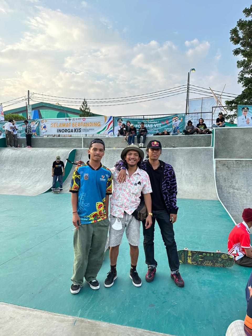 Pegiat Skateboard Papua Tengah Raih Emas di Ajang FORNAS VII Jawa Barat