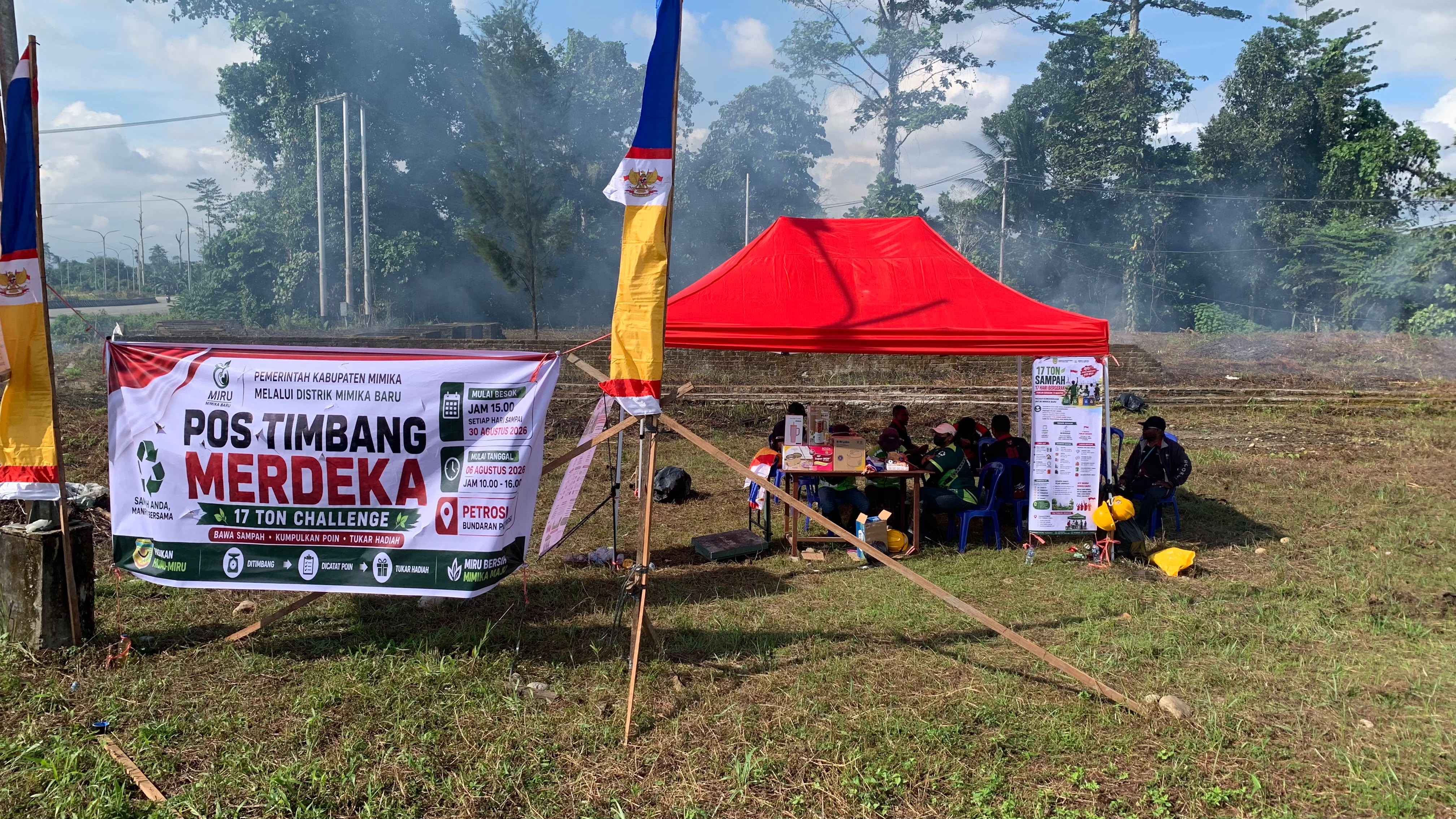 Distrik Mimika Baru Gelar Program Penukaran Sampah Berhadiah Diamond Game hingga Uang Tunai