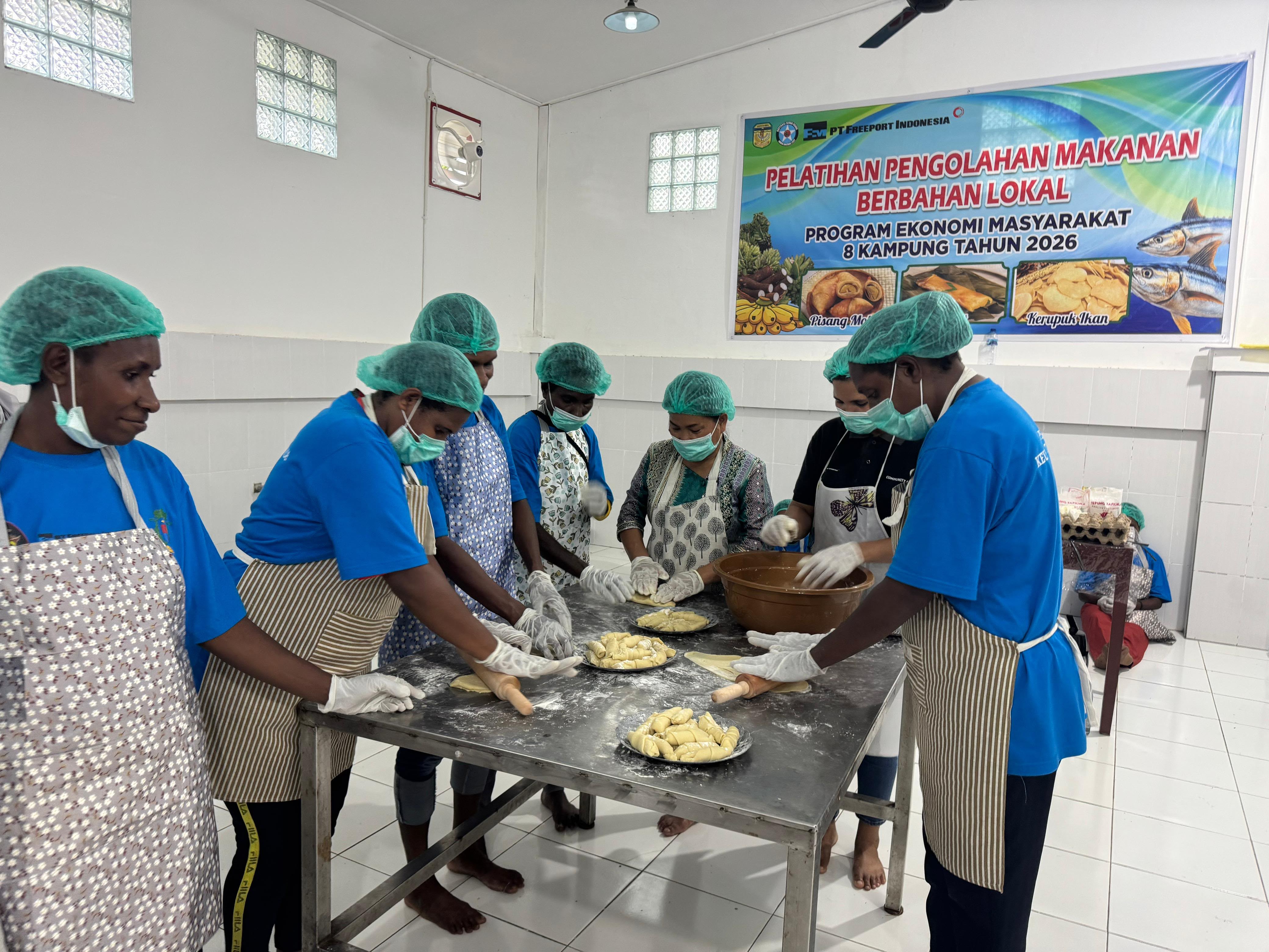 40 Mama-mama Kamoro Ikuti Pelatihan Pengolahan Makanan Berbahan Pangan Lokal