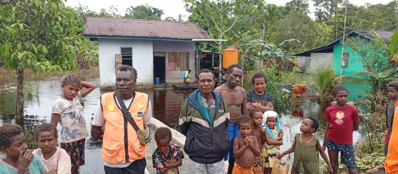 BPBD Mimika Lakukan Pemantauan di Wania dan Iwaka untuk Antisipasi Banjir