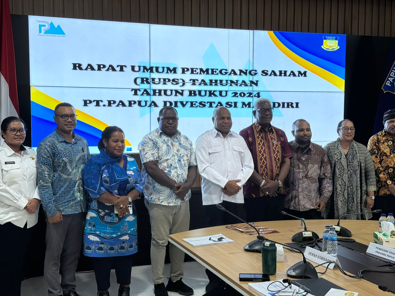 Bupati Mimika dan Gubernur Papua Lakukan Rapat Pemegang Saham Freeport