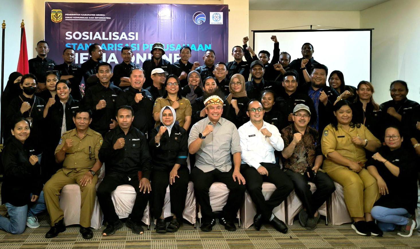 Hadirkan  Dewan Pers, Diskominfo Sosialisasi Media Online Timika