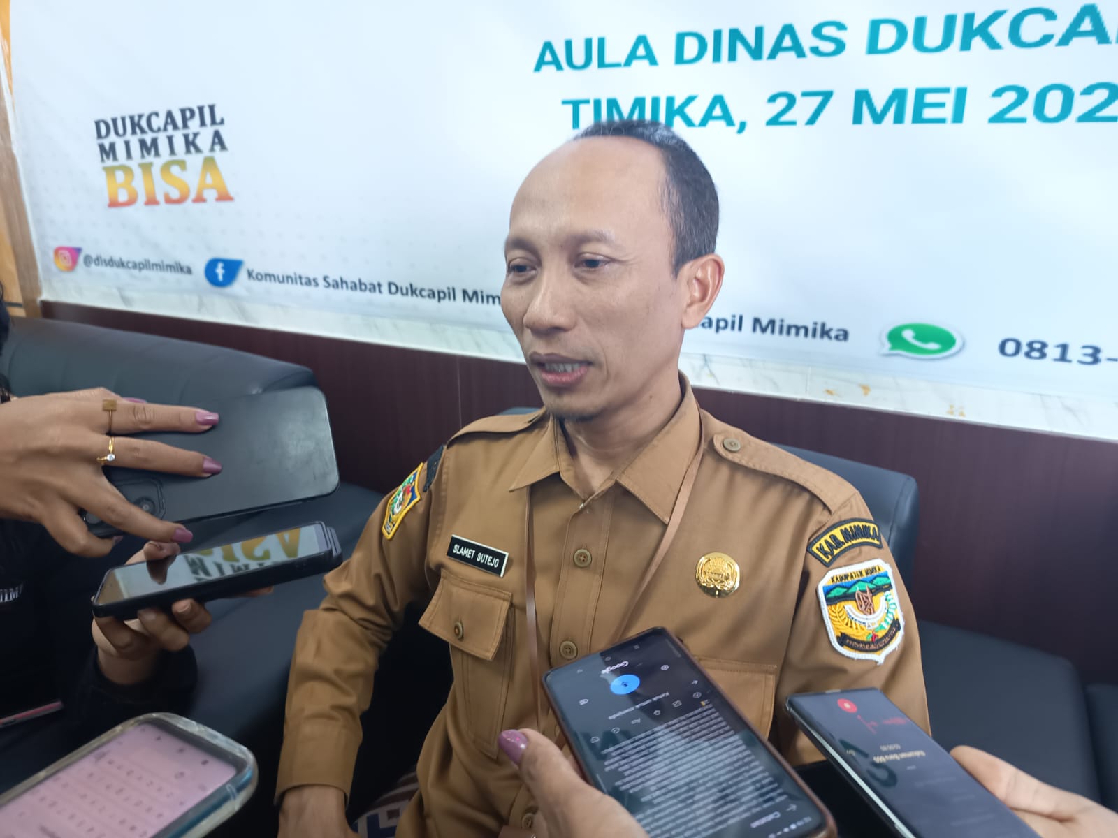 Disdukcapil Mimika Gelar Rapat Teknis Sistem Manajemen Keamanan Informasi ISO 27001
