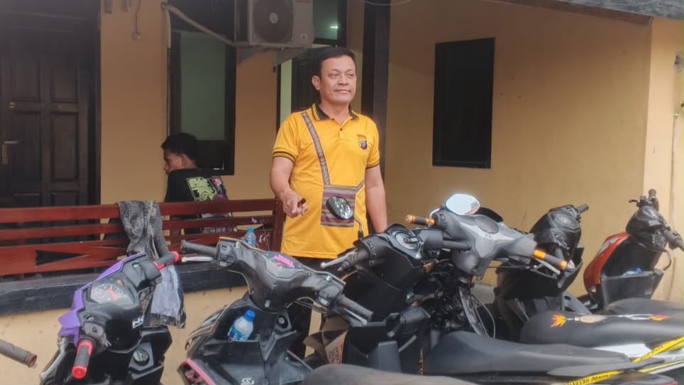 Polisi Ringkus Dua Remaja Spesialis Curanmor di Mimika, Sita 12 Unit Sepeda Motor