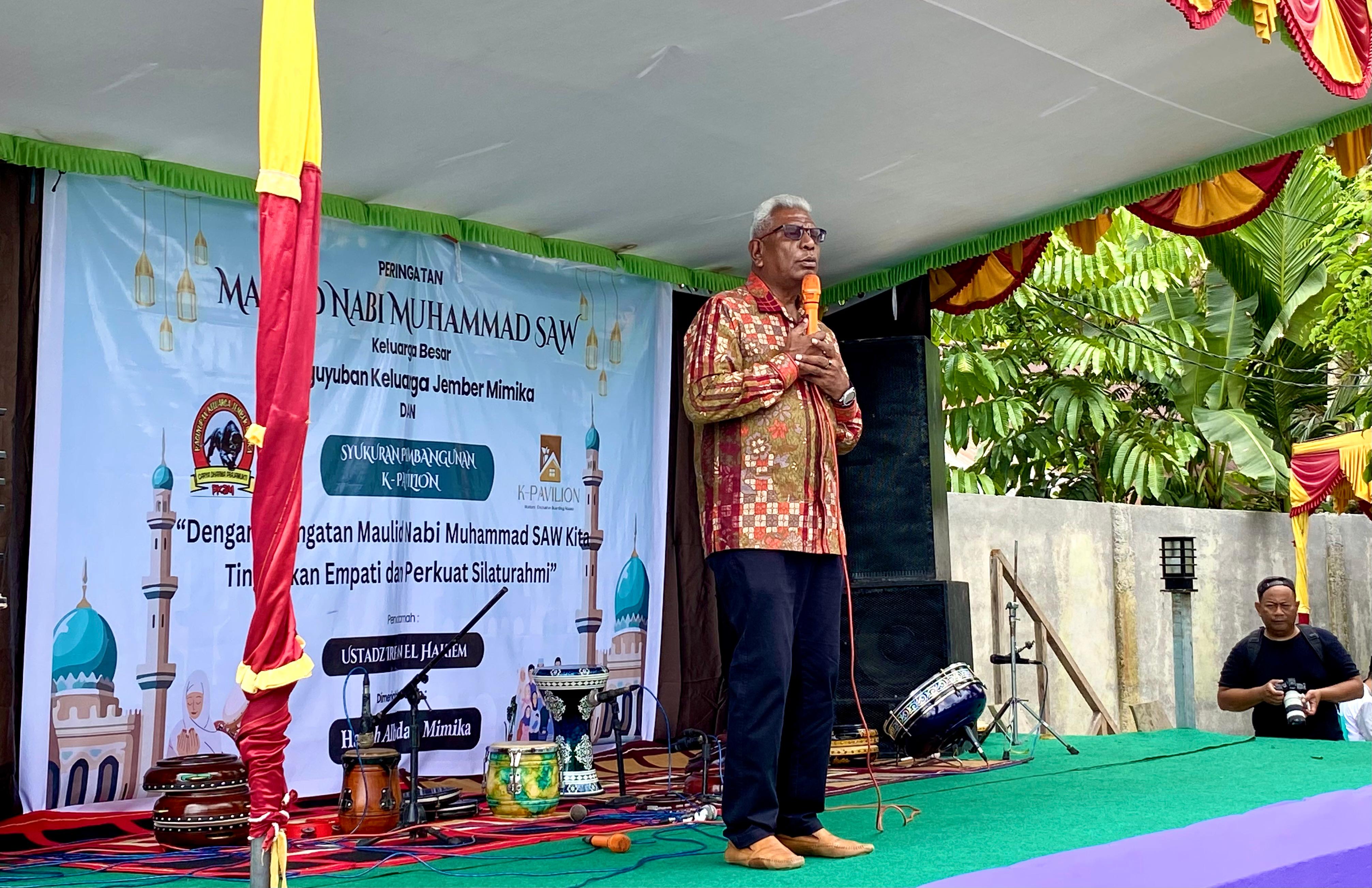 Hadiri Peringatan Maulid Nabi Muhammad Di Pkjm Ini Pesan Bapak Toleransi Mimika
