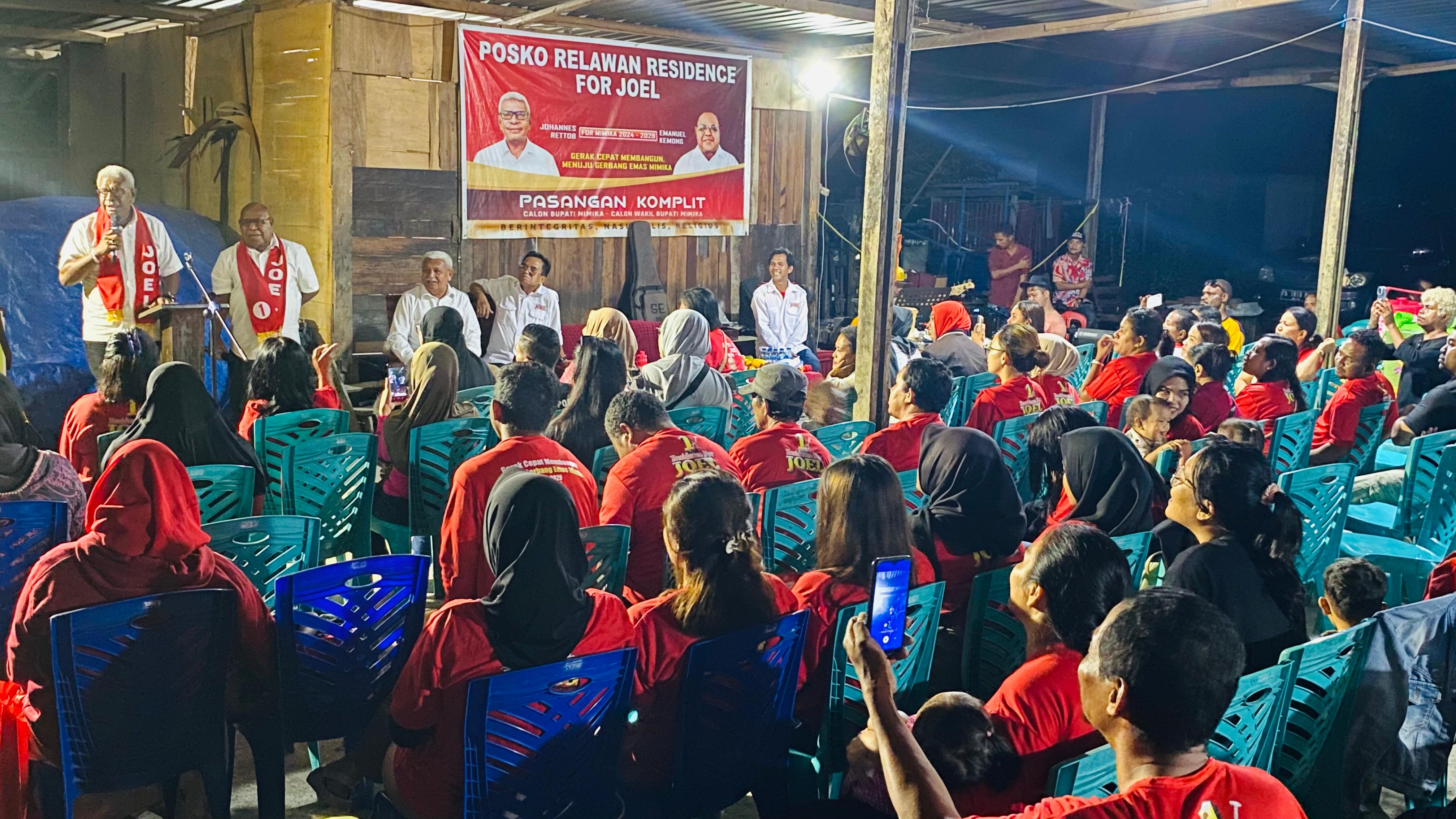 500 KK Warga Perumahan Resident Satu Hati, Satu Tujuan Dukung JOEL