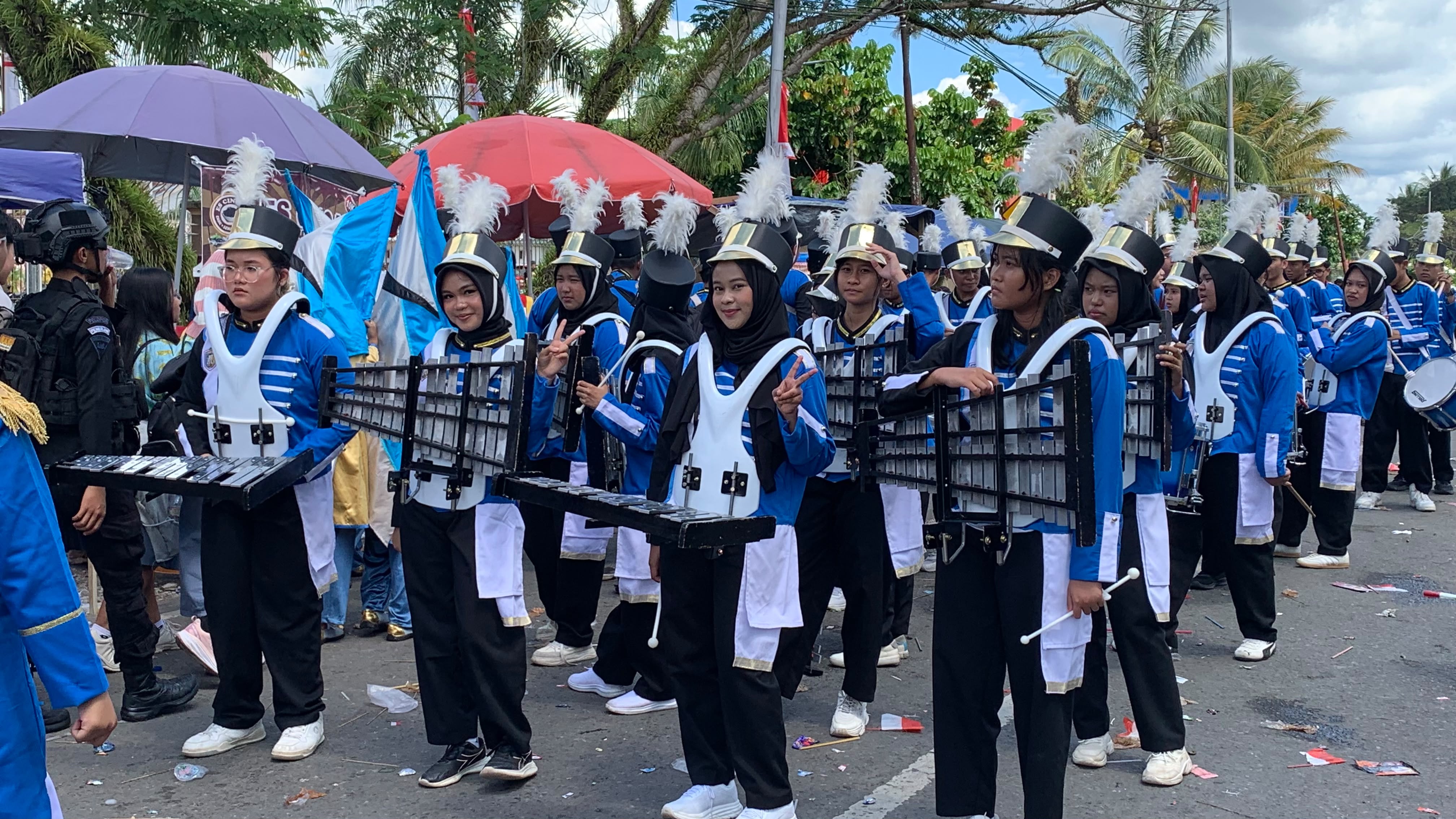 Semarkkan HUT ke-81 RI, 130 Sekolah di Mimika Ikuti Karnaval Budaya