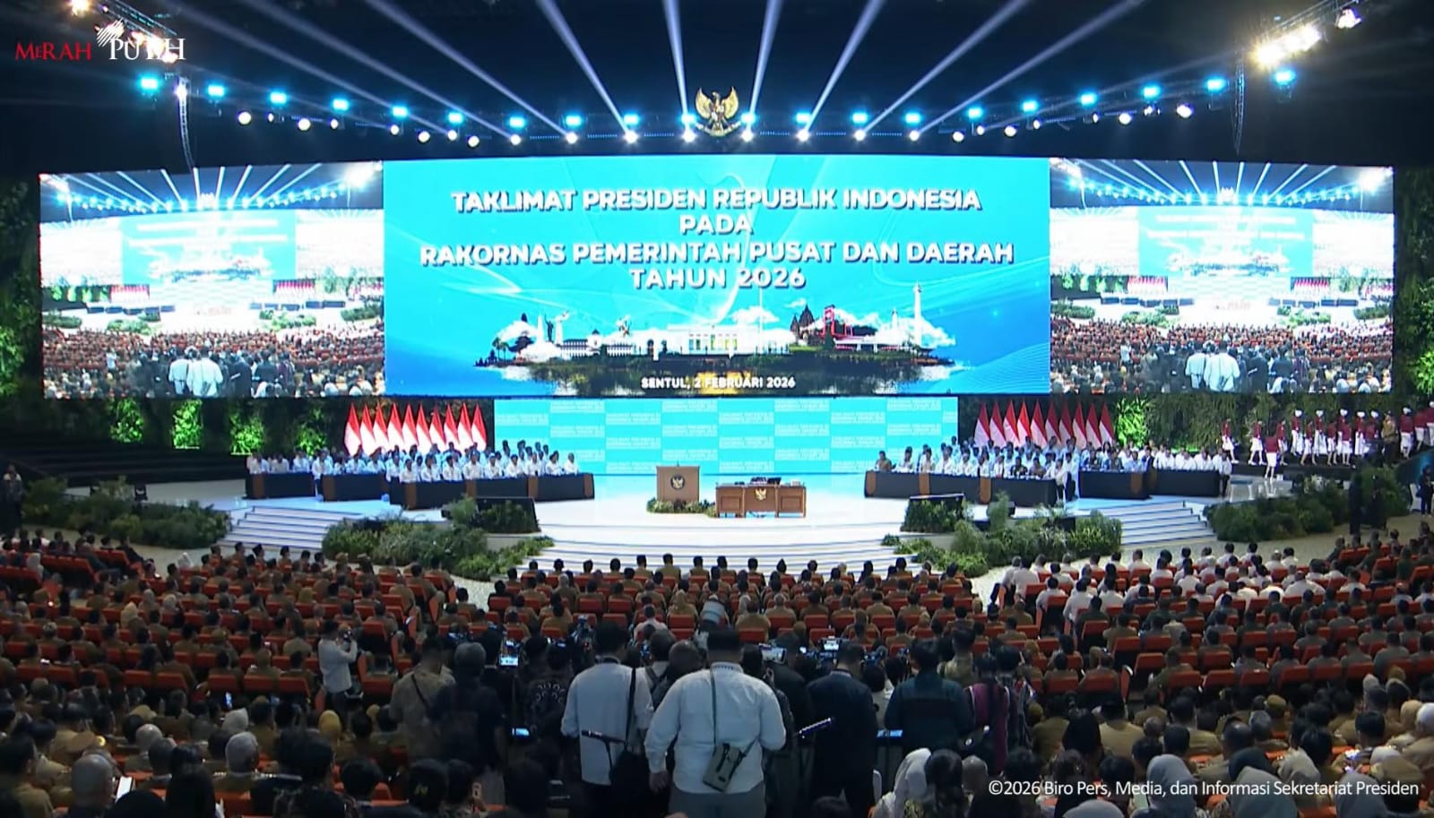 Bupati dan Wabup Mimika Hadiri Rakornas di Sentul, Siap Jalankan Arahan Presiden Demi Kesejahteraan