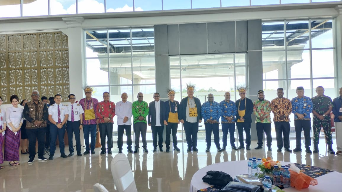 Tes Flight, Batik Air Mendarat Mulus di Bandara Douw Aturure Nabire