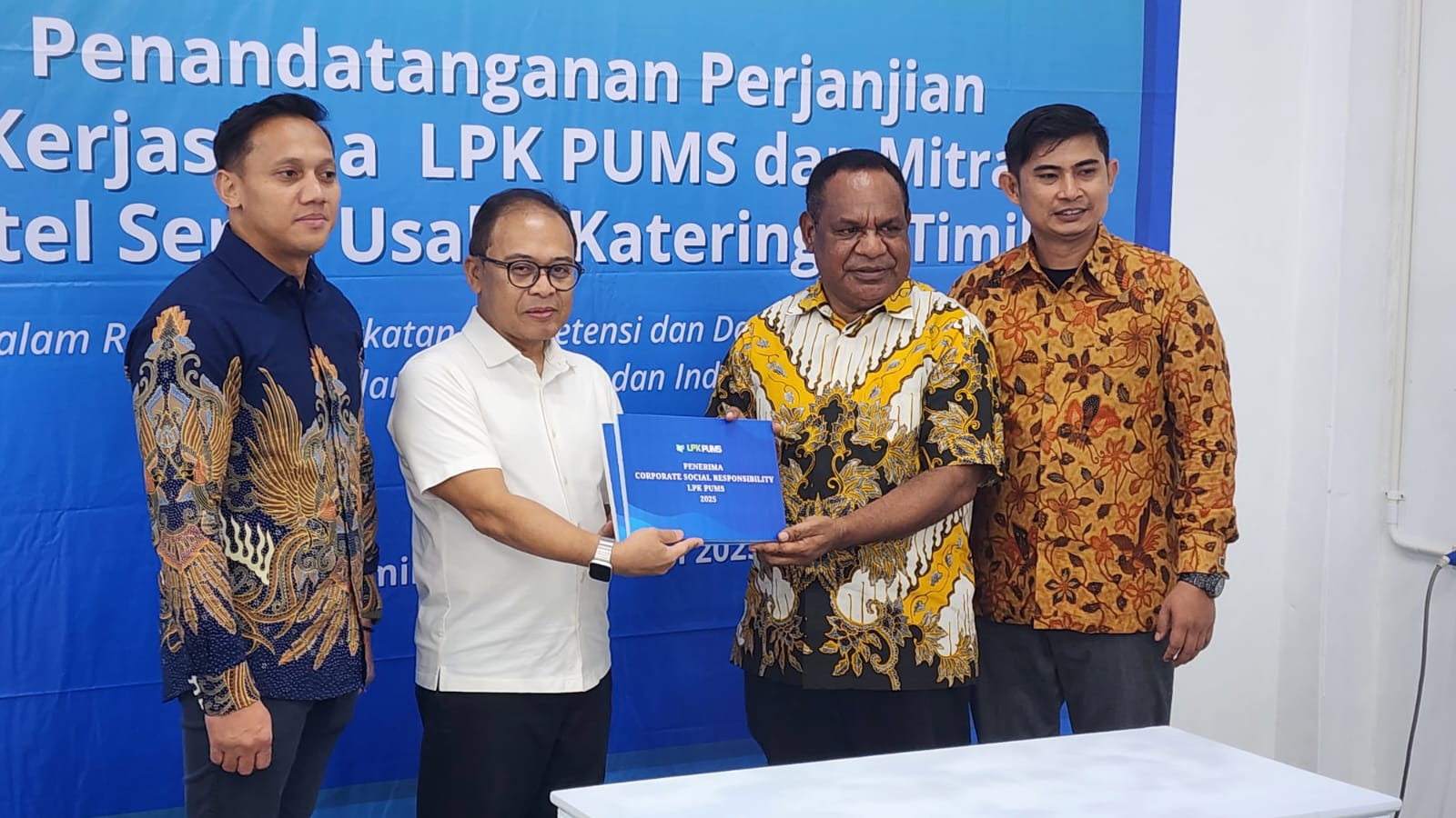 LPK PUMS Jalin Kerja Sama dengan Mitra Usaha Katering dan Hotel di Timika